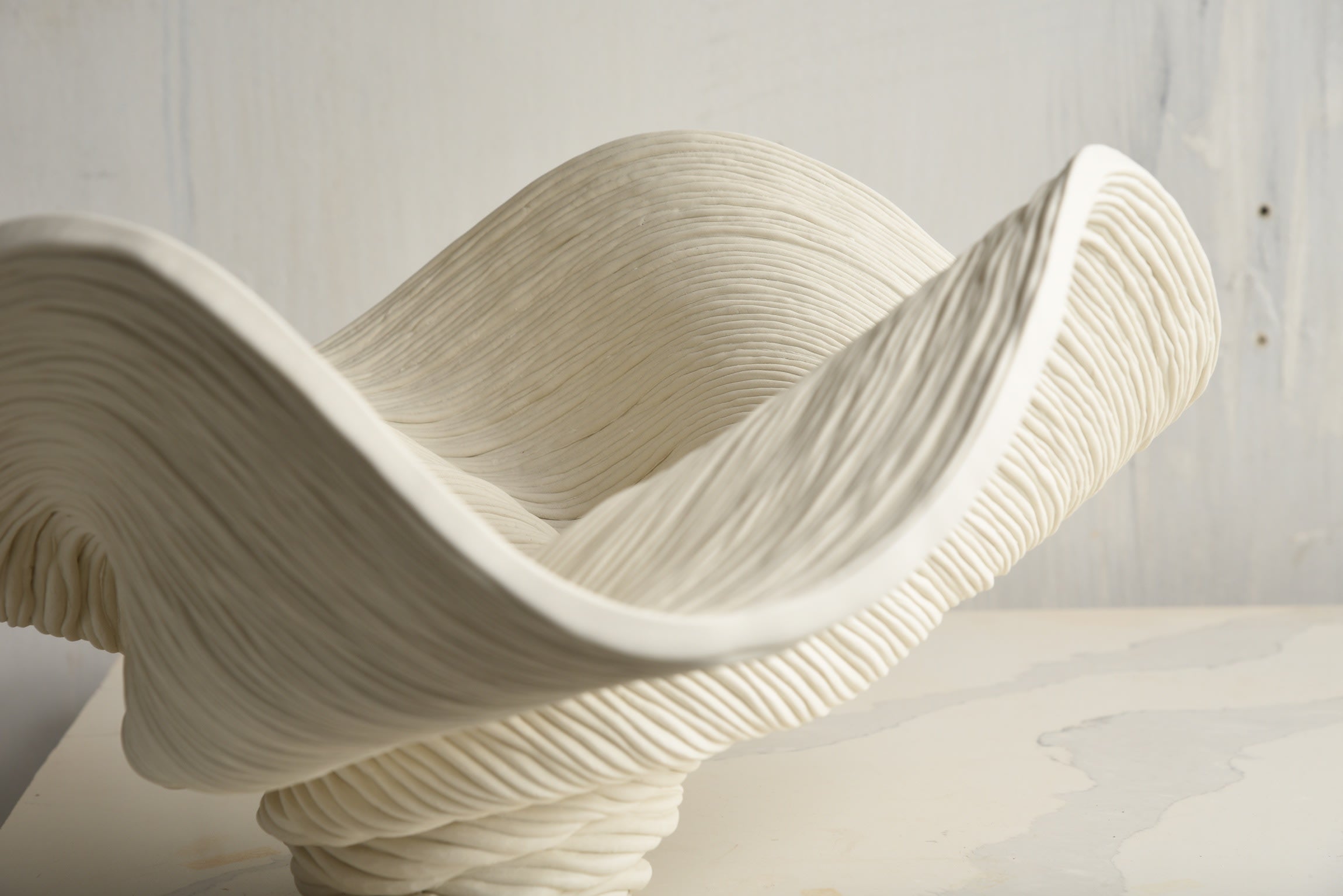 Wide Porcelain Bowl — lifestyle setting
