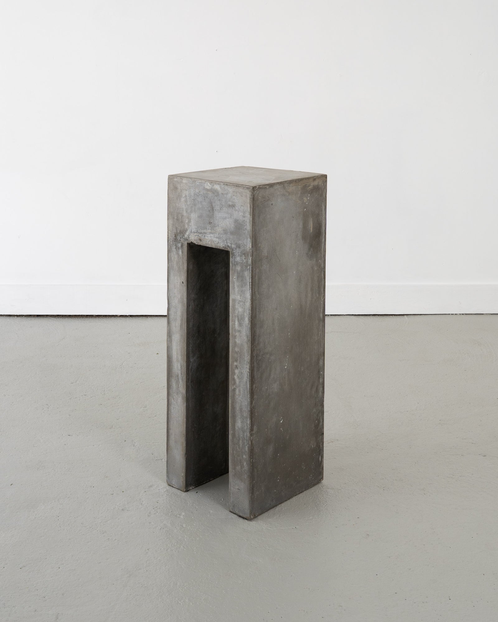 Sculptural Composite Simulated Zinc Plinth by Tom Bogle | The Oblist