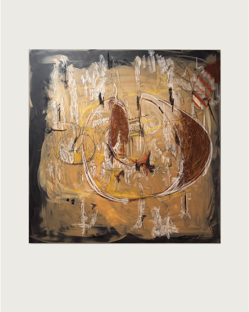 Other Skin' Painting by Dovile Bernotaite | The Oblist — abstract colors, contemporary art