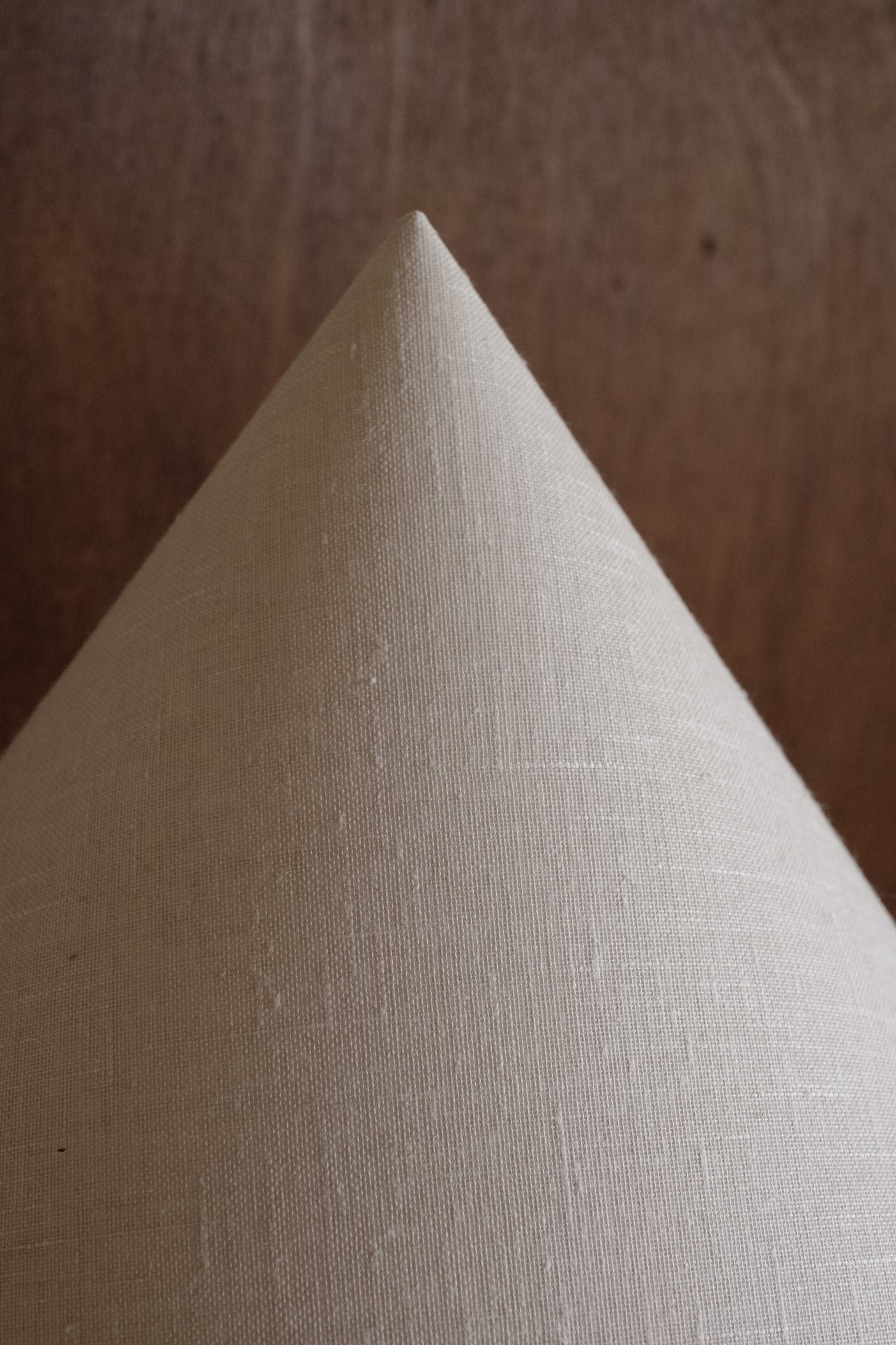 Wooden Cone Table Lamp  — close-up