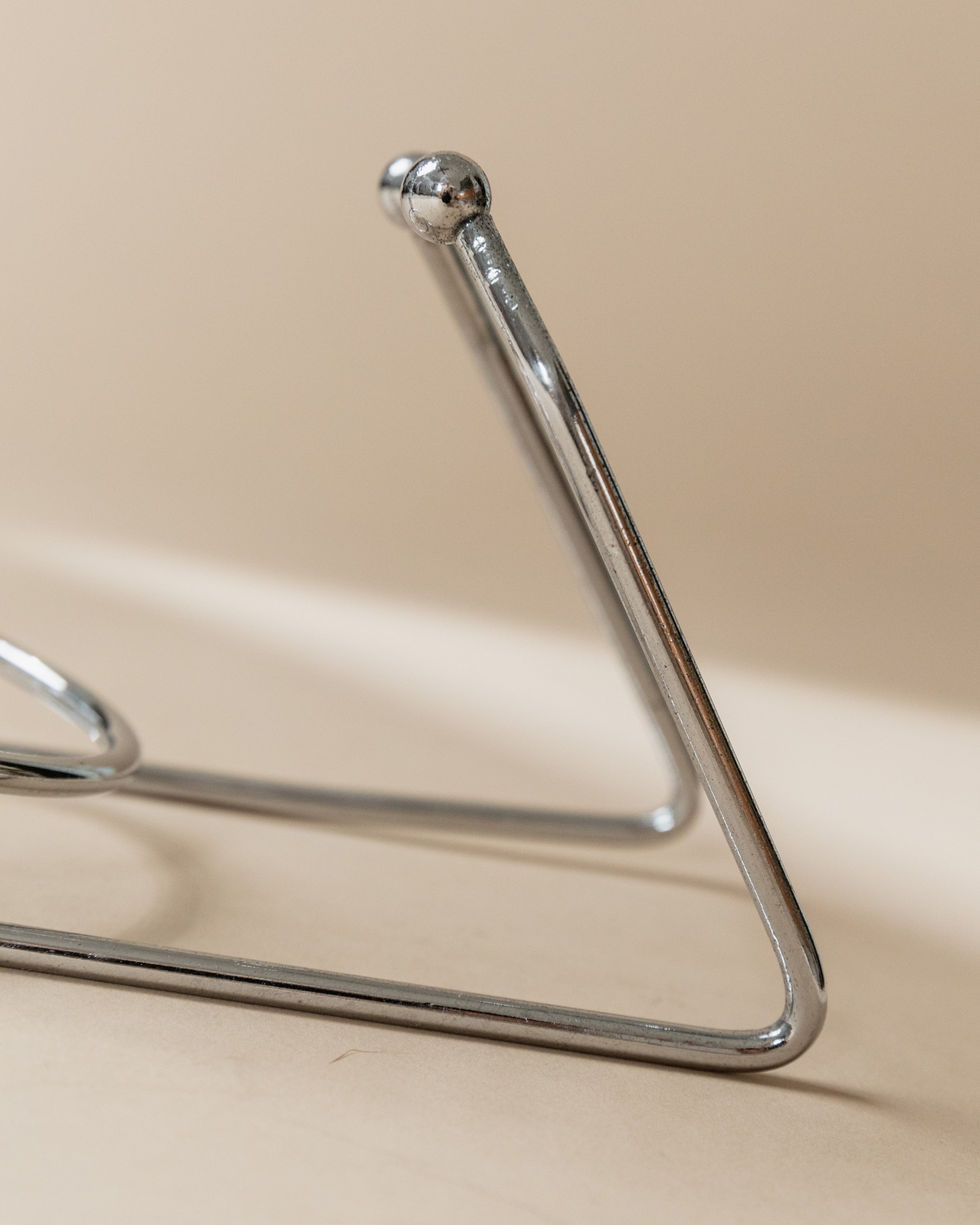 Porte-bouteille en acier inoxydable, Italie années 1980