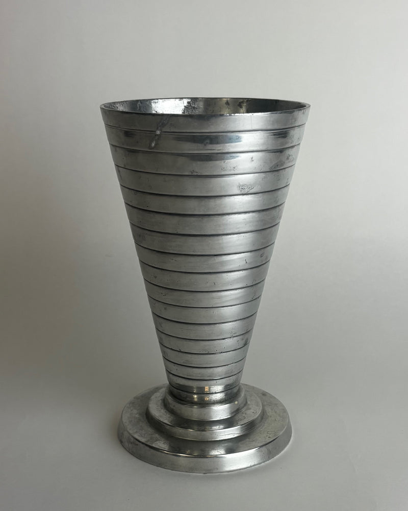 Art Deco Aluminum Vase  by somewhere someplace shop | The Oblist