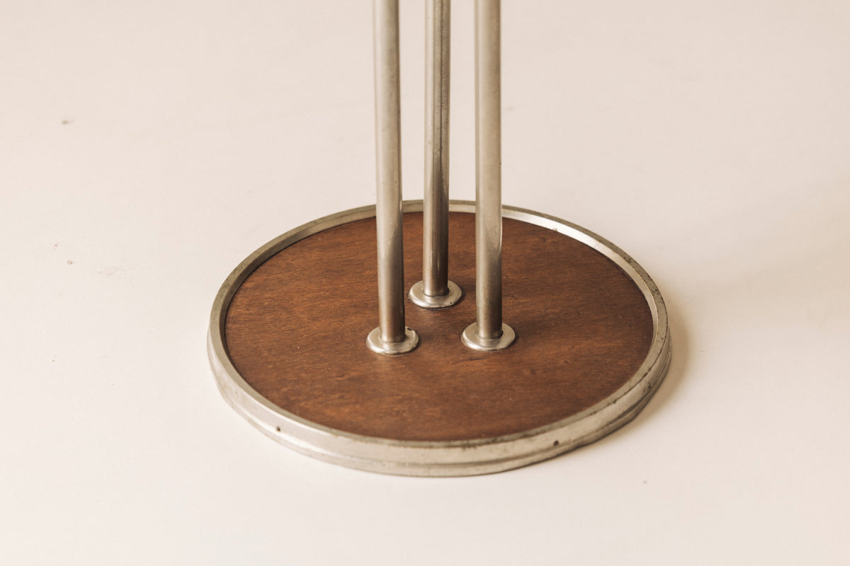 French Art Deco Mirrored Side Table, 1930s — alternate view
