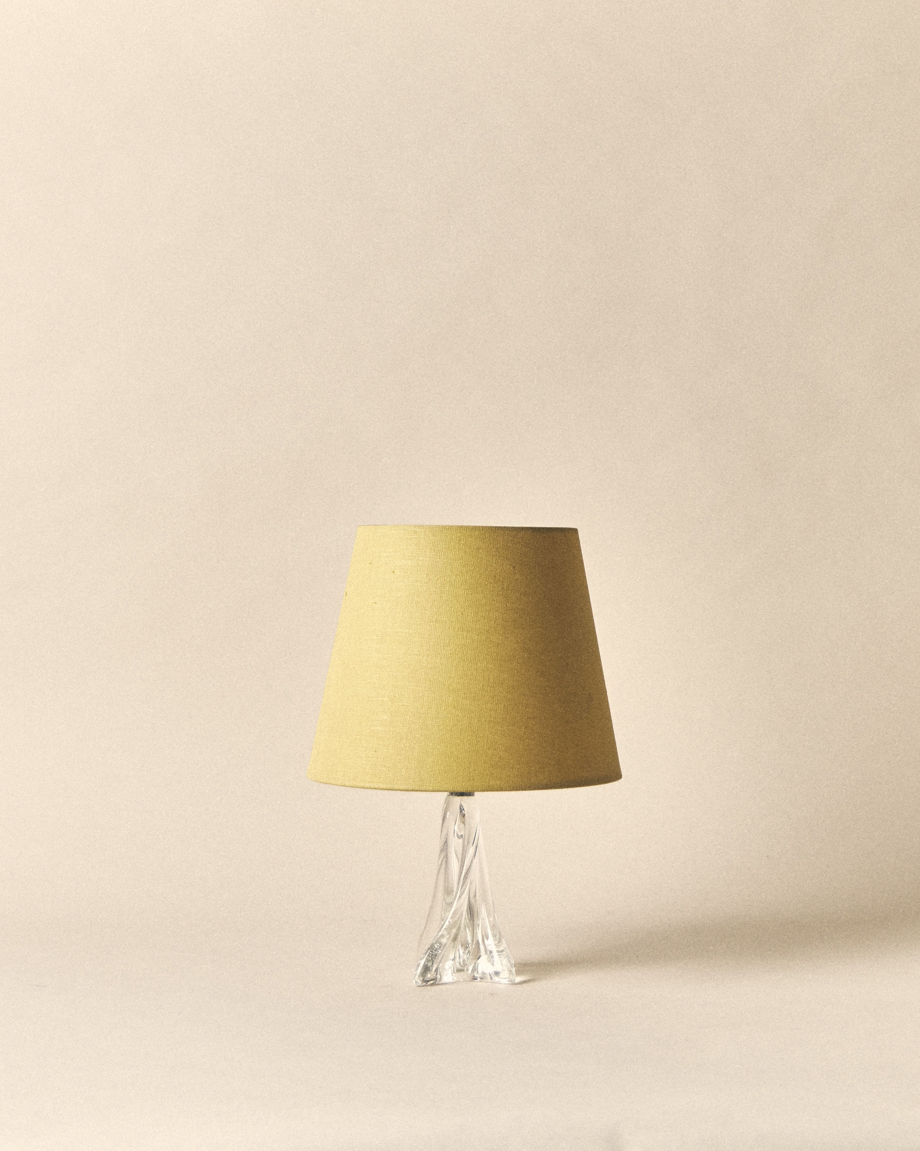 Amalfi' Table Lamp by SÒLER | The Oblist — glass base, yellow shade