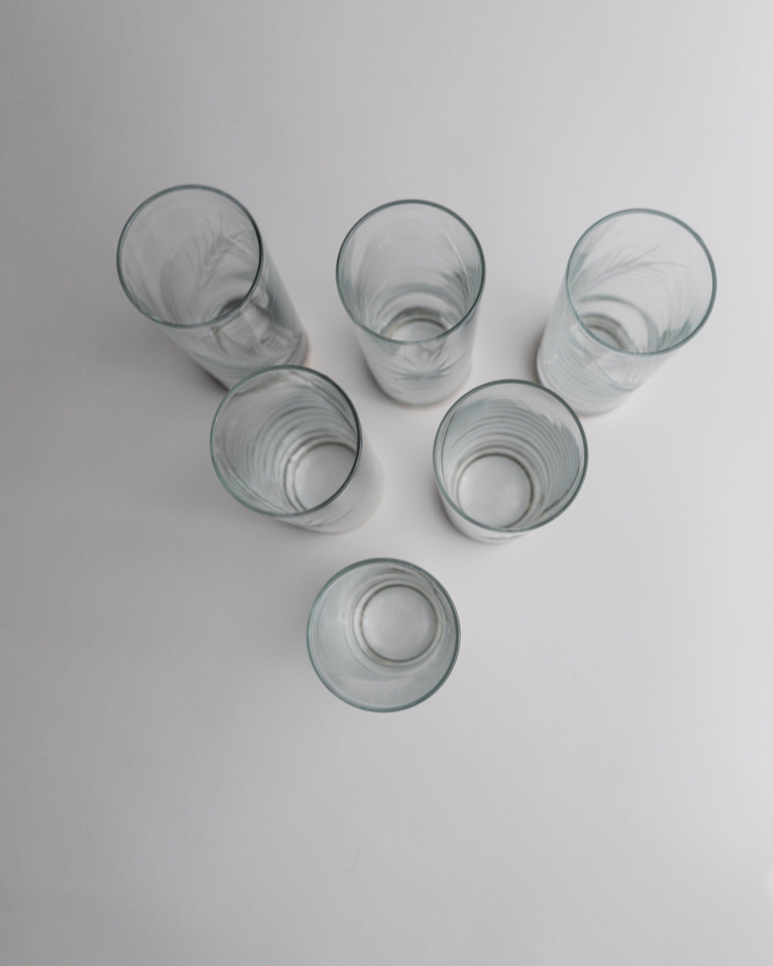 Ensemble de verres à boire de 6, Italie années 60