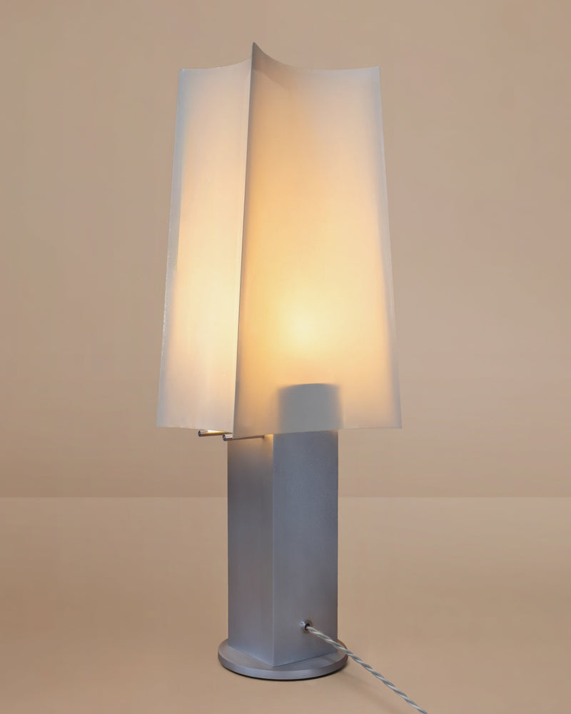 Soft Ply Table Lamp (Lacquered Paper) by Sheyang Li | The Oblist
