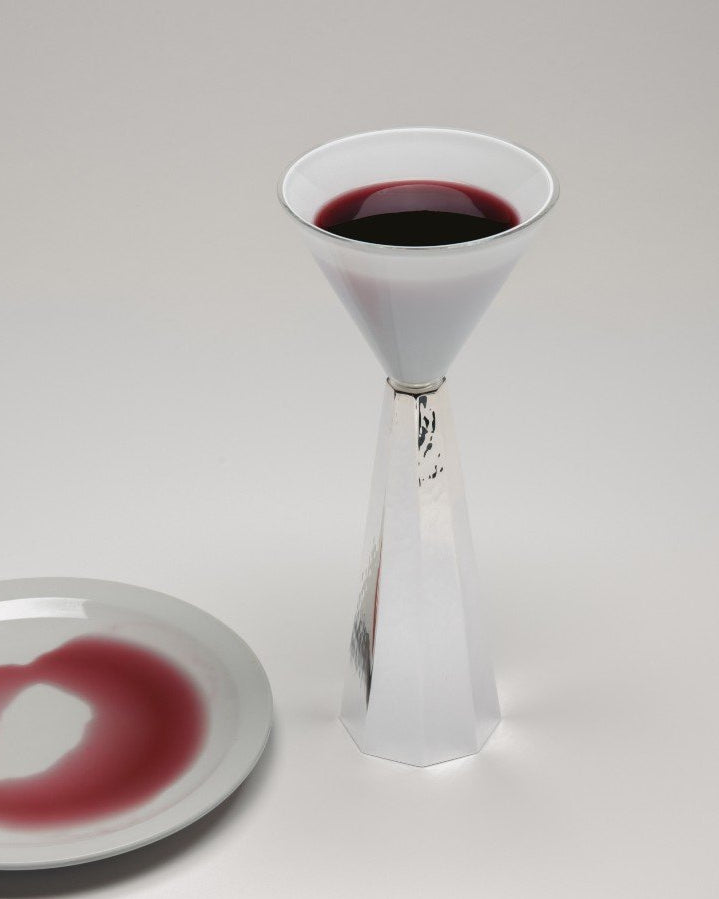 Silver Plated Goblet by zanetto | The Oblist — silver metal, modern design