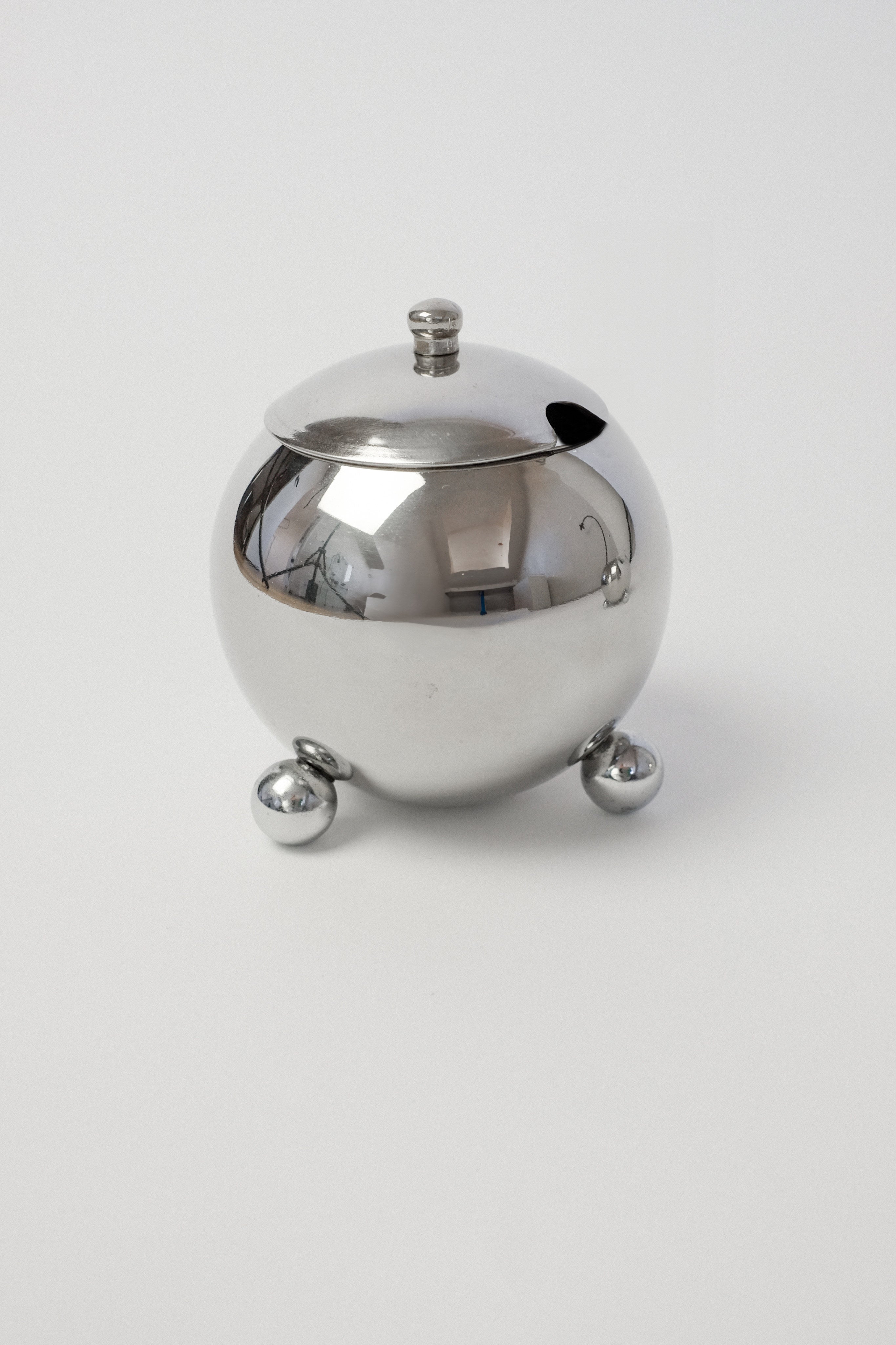 Stainless Steel Coffee / Tea set — close-up