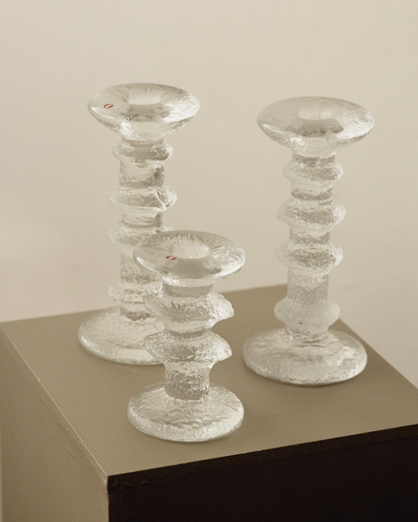 Trio of Timo Sarpaneva Candle Holders