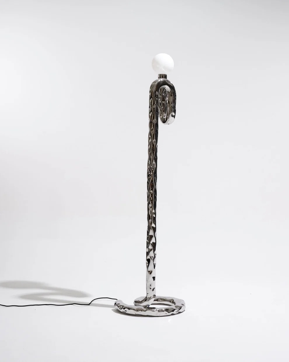 Stainless Steel Floor Lamp - Lasso Series by Nitush Aroosh — alternate view