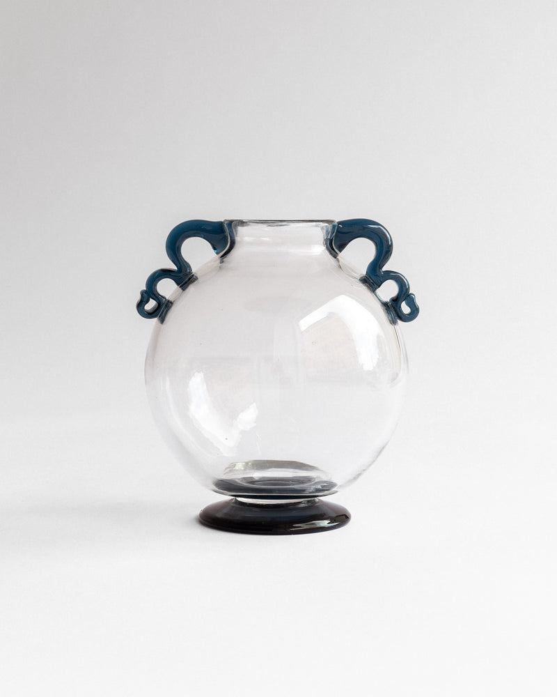 Small Handblown Art Deco Glass Vase by William Stenberg, Sweden, 1930s by Spigel | The Oblist