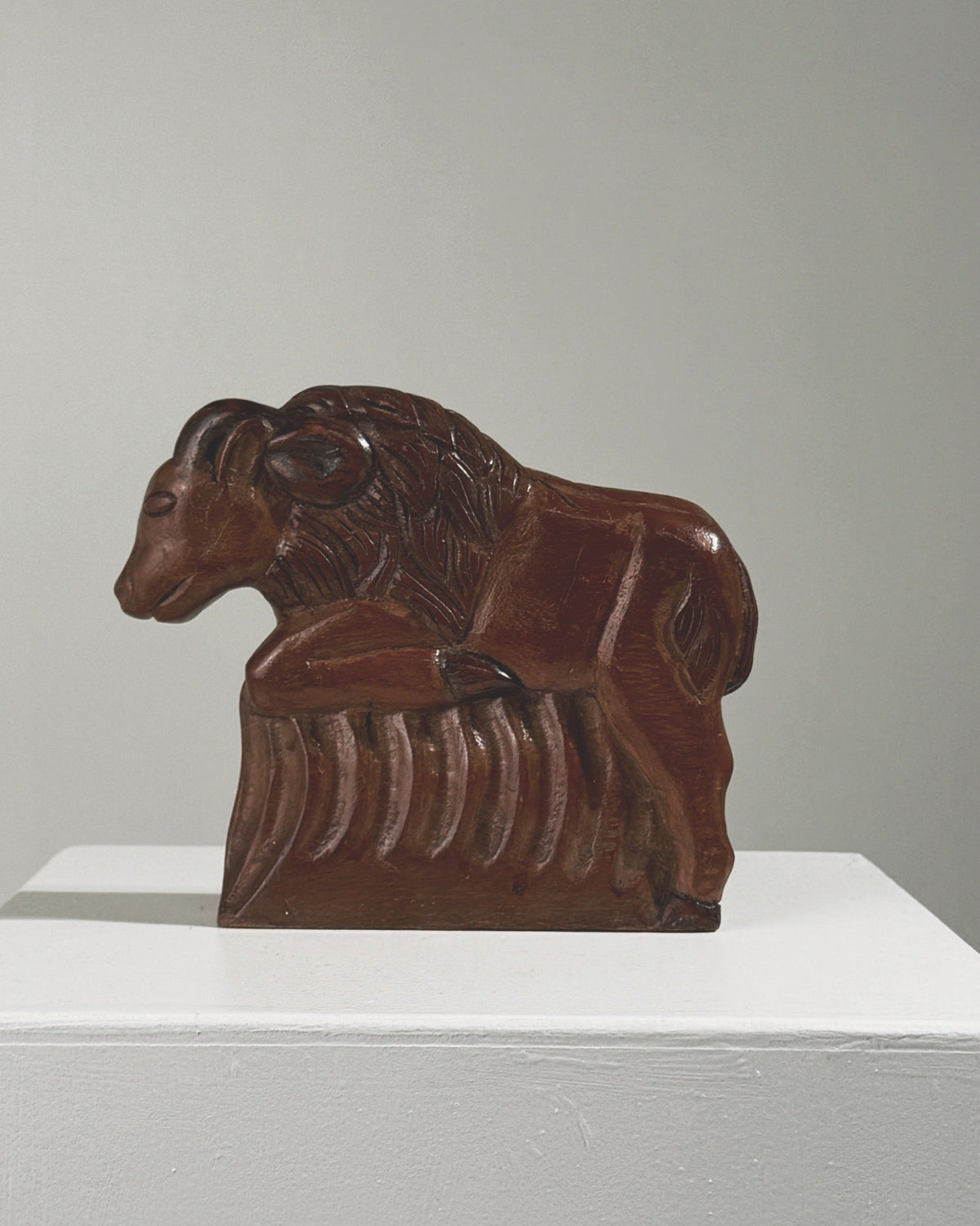 Sculptures Ram sculpture, french folk art, late 19th century