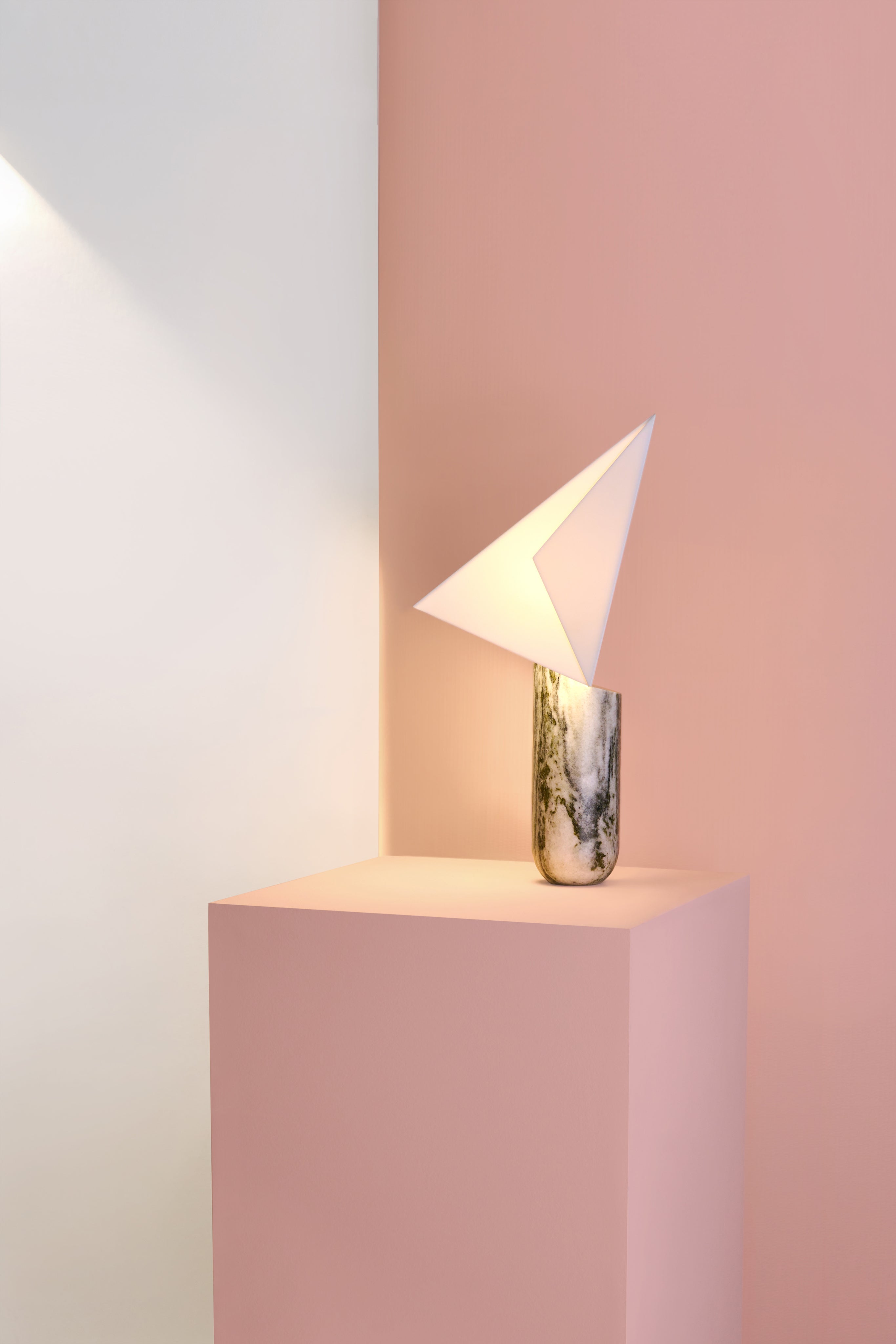 ACME Green Marble table light — alternate view