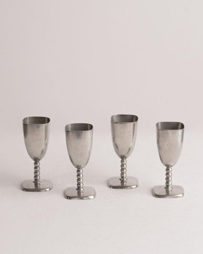 Vintage Brødrene Mylius Pewter Drinkware Sets by Studio Ecubed | The Oblist