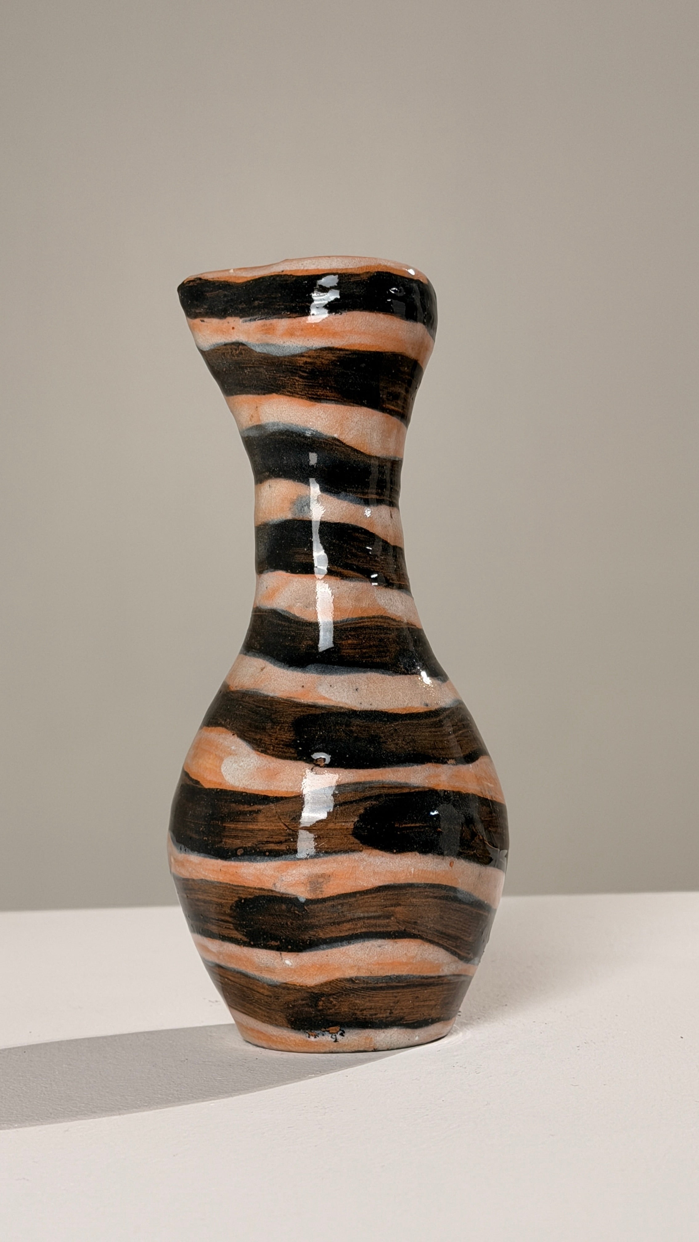 Glazed Terracotta Vase, circa 1960