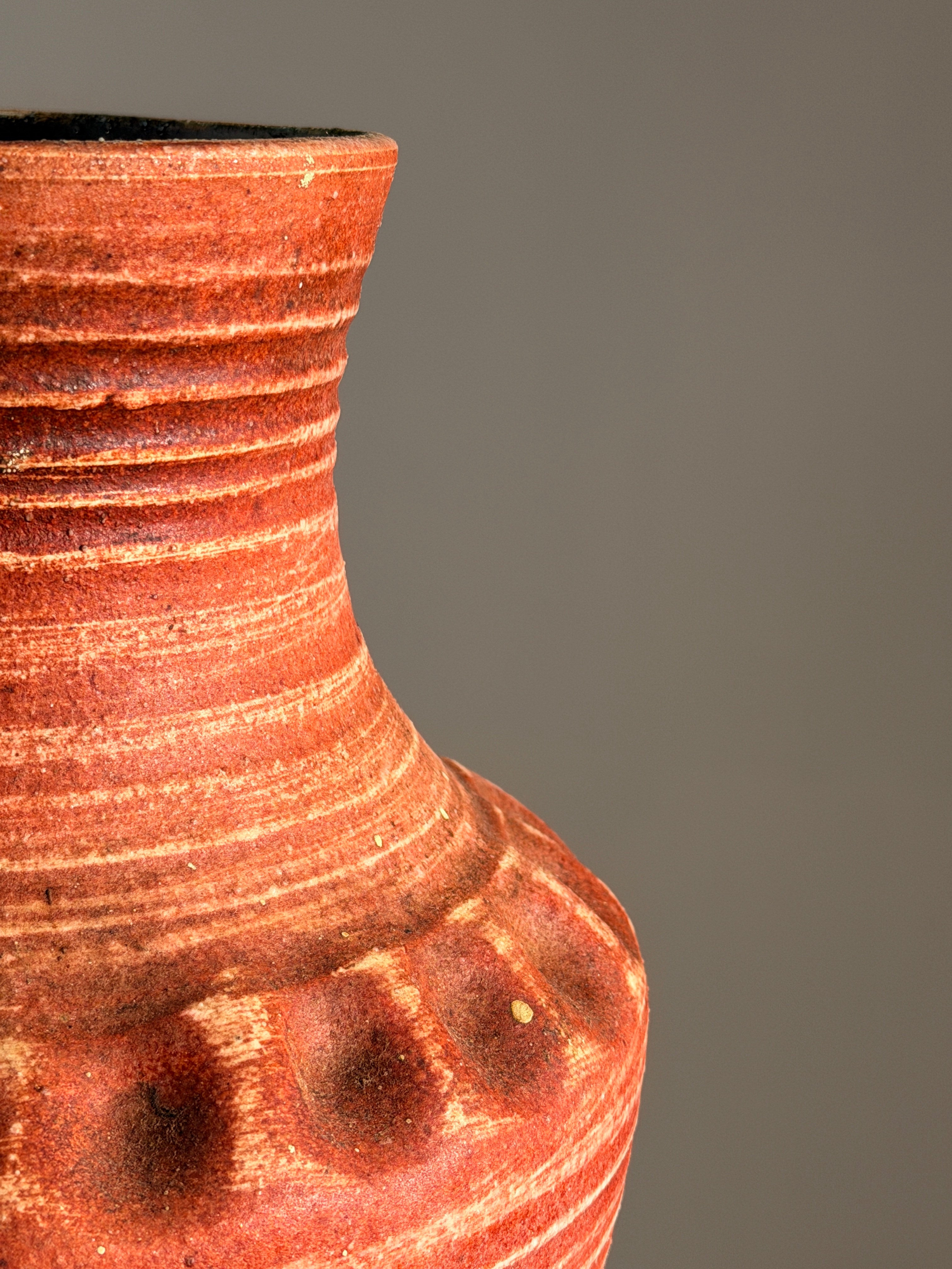 Rare "Gauloise" vase by Les Potiers d'Accolay, circa 1960 — lifestyle setting