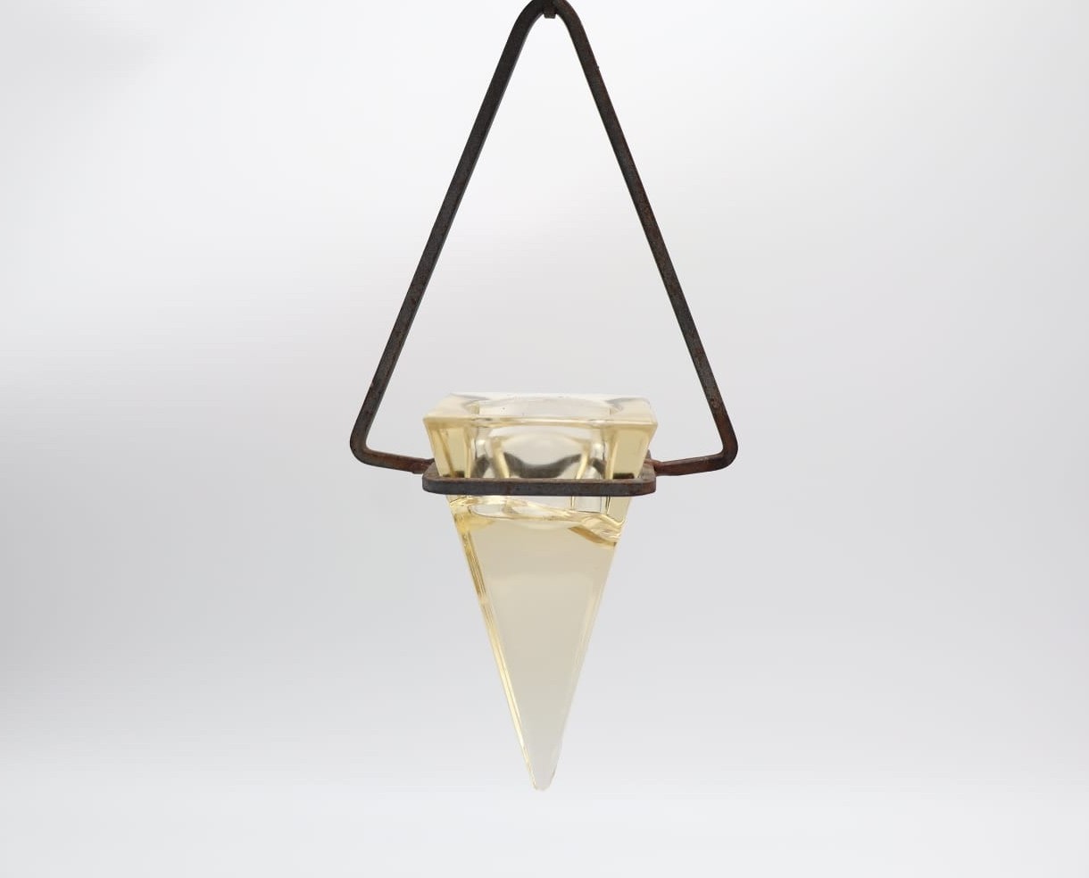 Postmodern Geometric Wall-Mounted Tealight Holders – Set of 2 — lifestyle setting