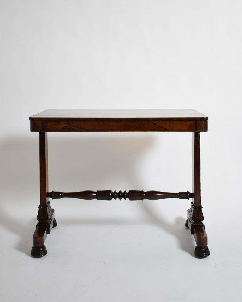 Victorian mahogany console table, 1910s by Barracuda Interiors | The Oblist — handcrafted dark wood finish
