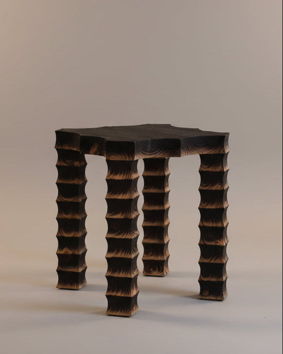 The Spiky Stool by Atelier Igor Zigor | The Oblist — handcrafted wood, modern design