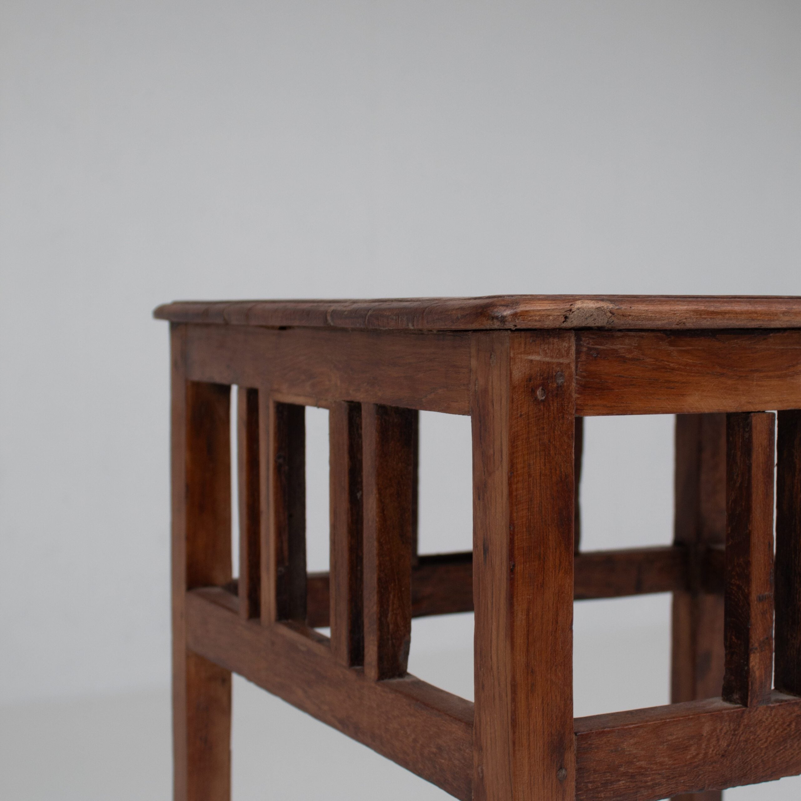 Solid Wood Side Table — lifestyle setting