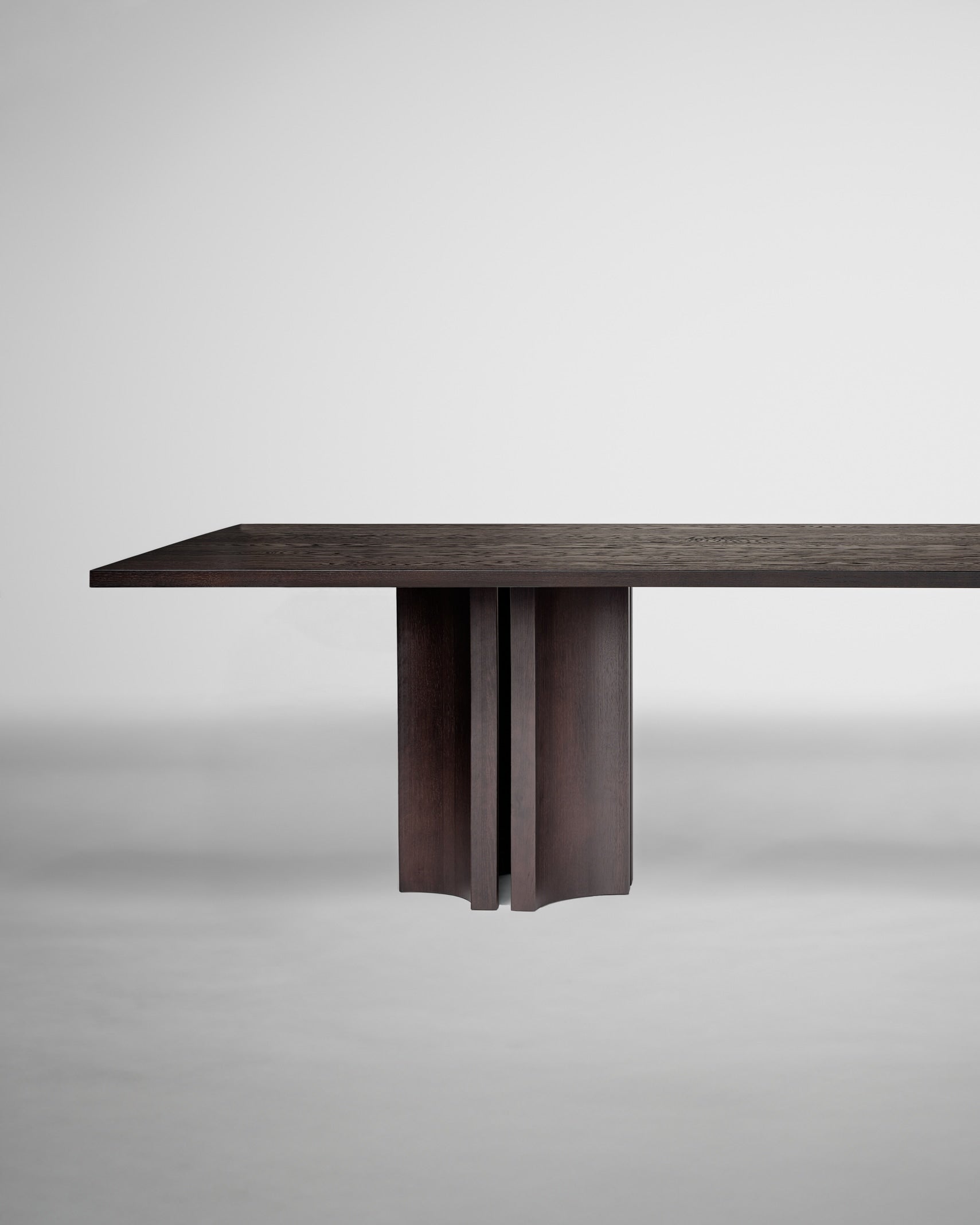 Aperta Table - Rectangular - Double Base — lifestyle setting