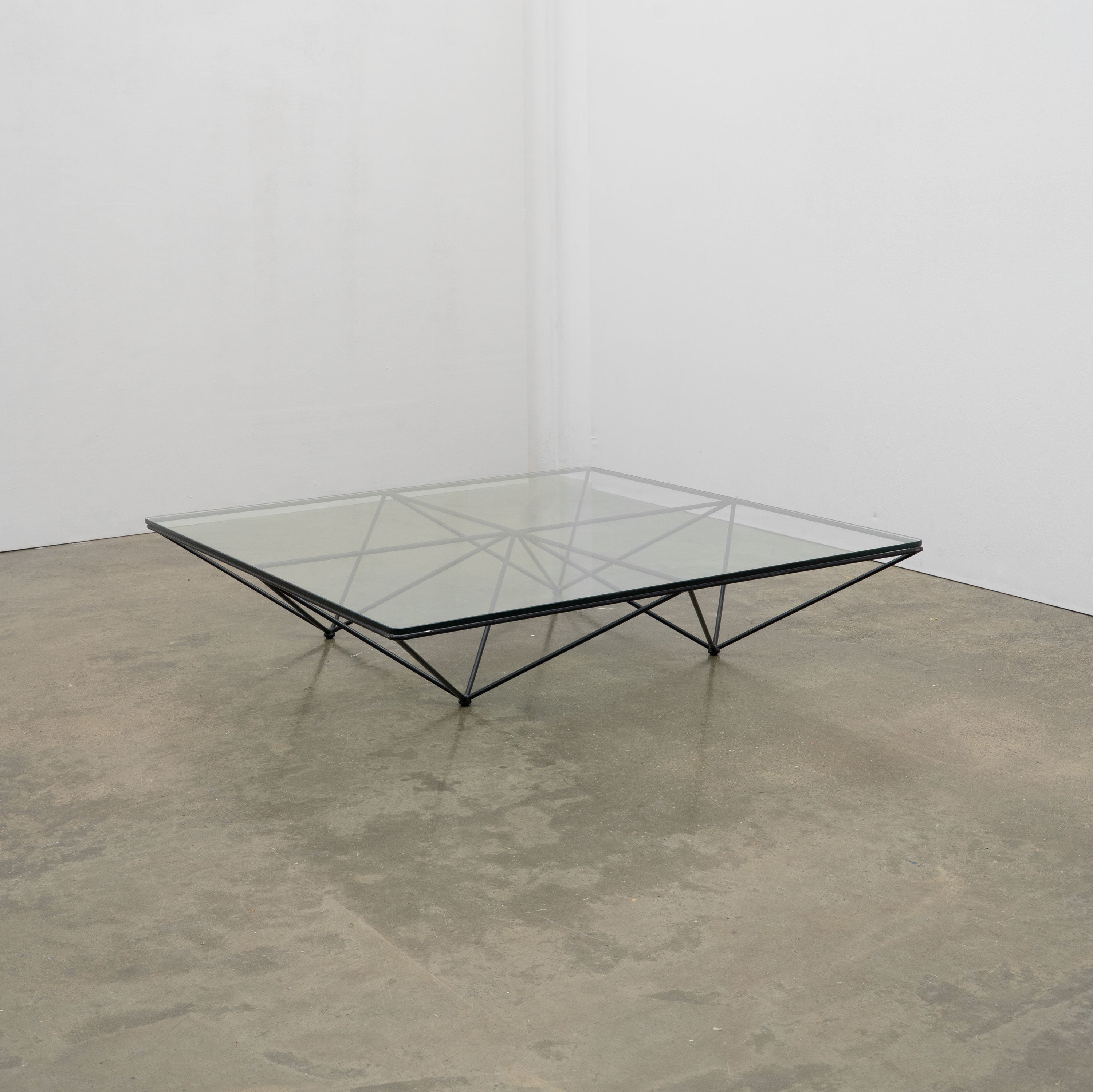 美品 B&B italia ALANDA ガラステーブル 購入価格67万 Furniture Alanda Coffee Table | The Oblist
