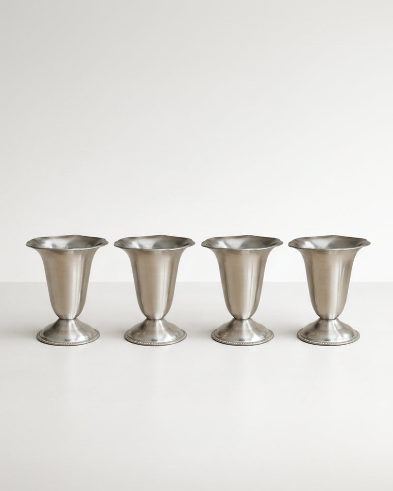 Belgium Stainless Steel Goblets by Flock Studio | The Oblist