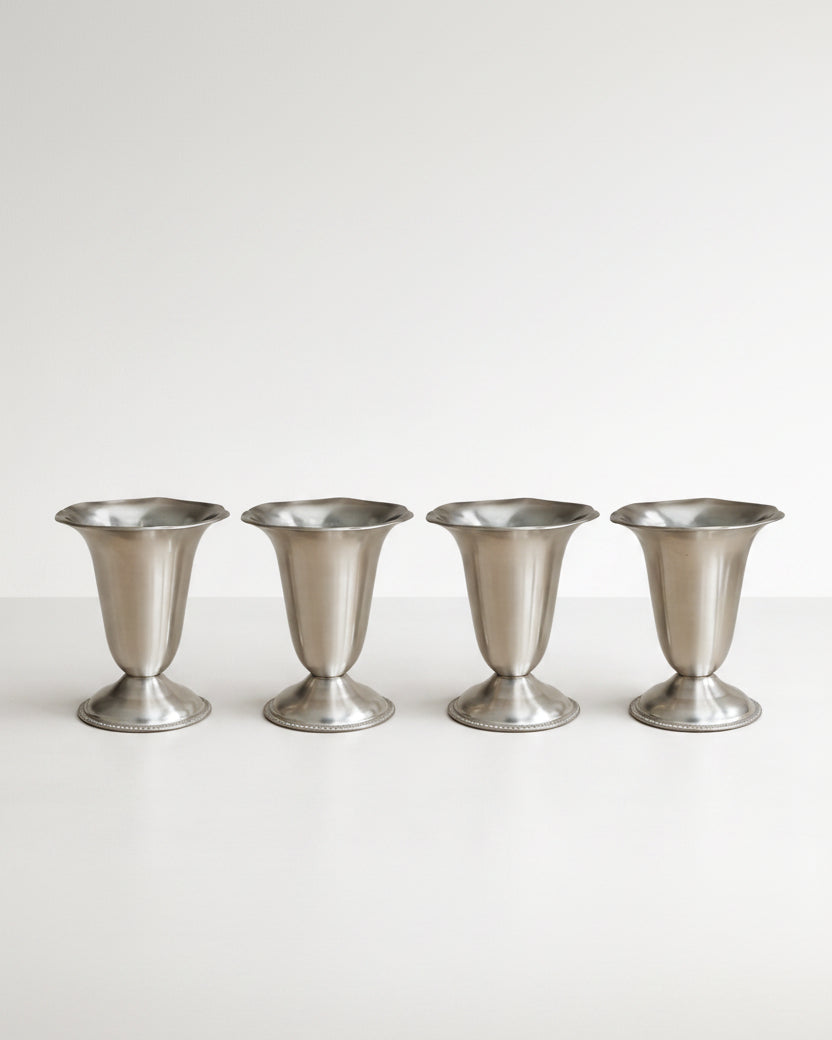 Belgium Stainless Steel Goblets by Flock Studio | The Oblist