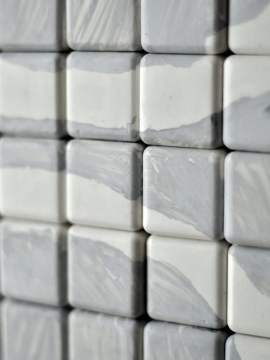 Gesso Painting No.18 - Sculptural Relief — alternate view