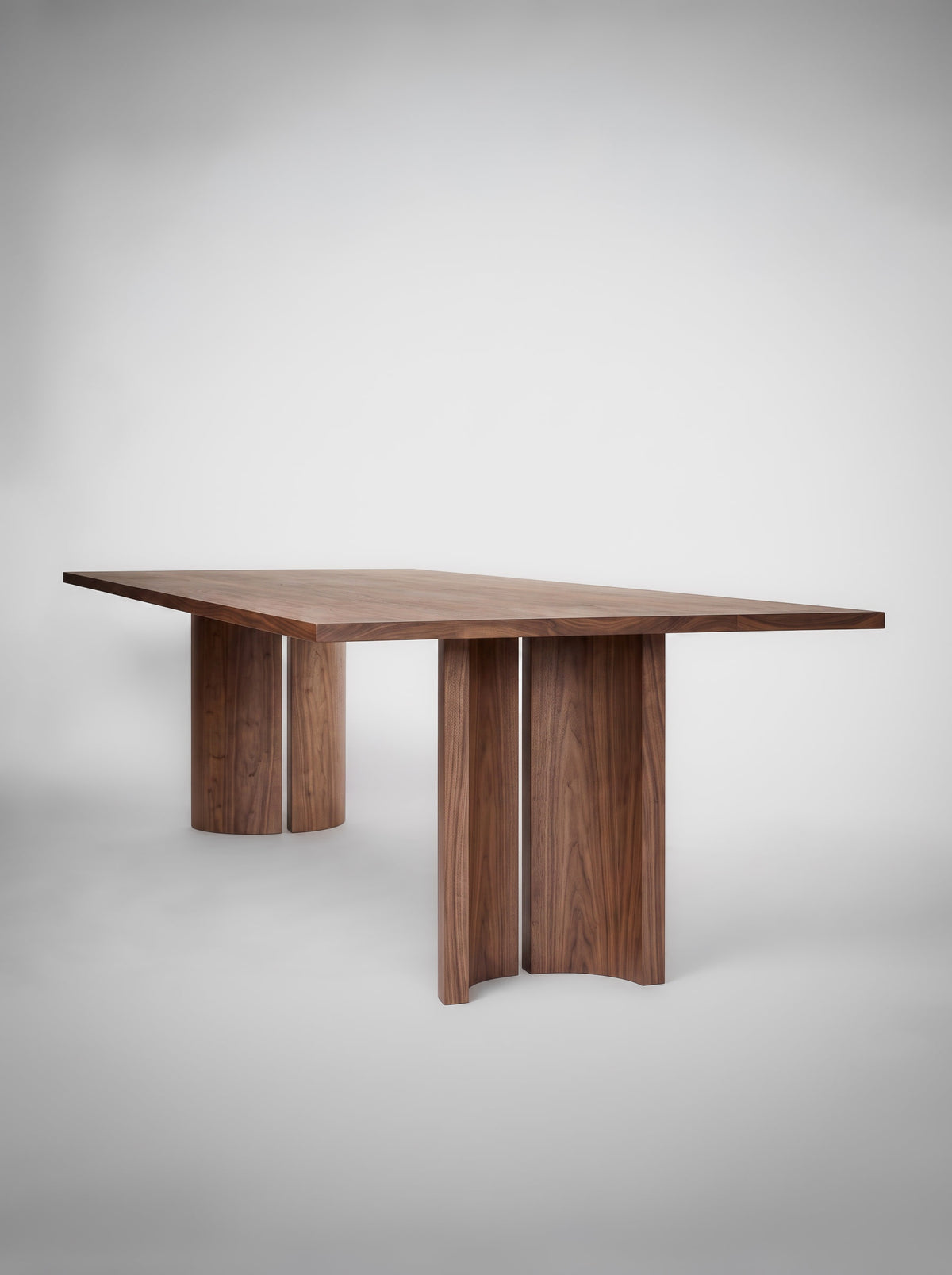 Aperta Rectangular Table - Single Base — alternate view
