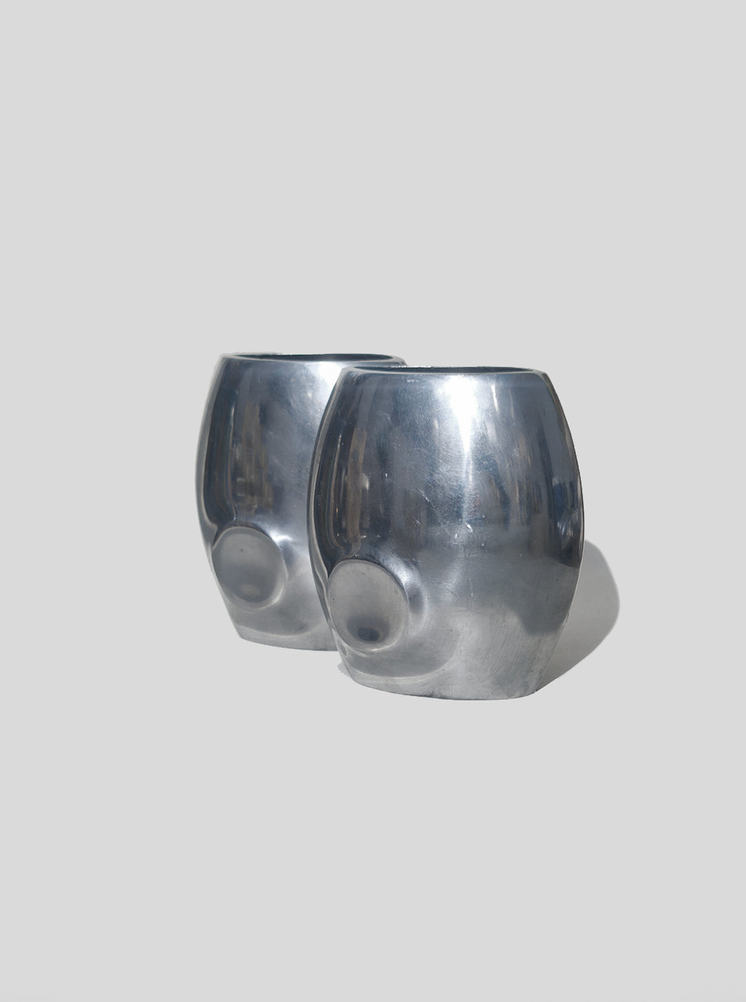 Pair of Small Modern Vases — lifestyle setting