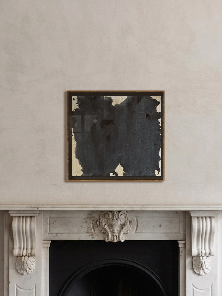 "Sand and Ink no.V" Painting in Ink on Paper by Médecine | The Oblist