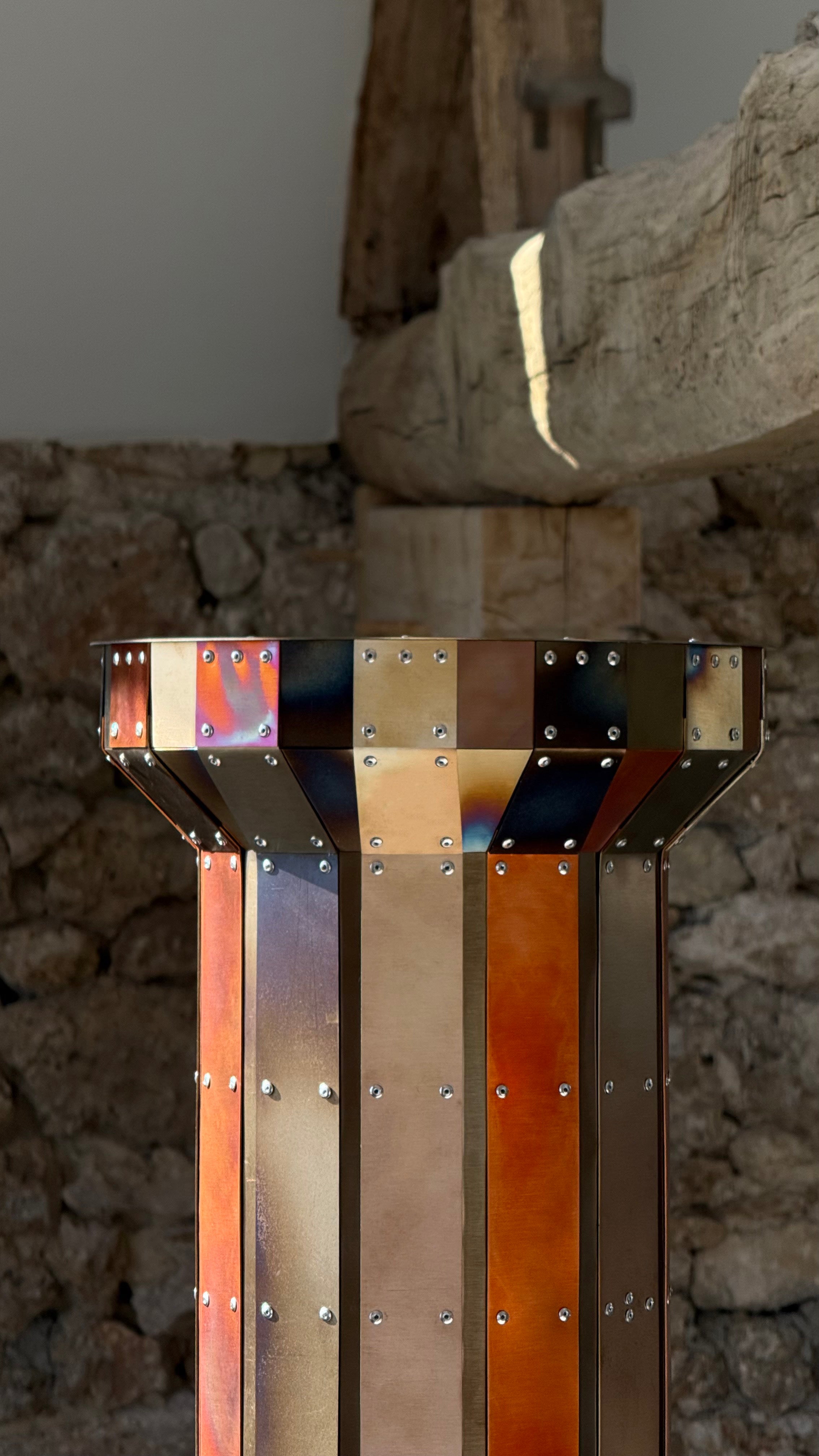 Floor Lamp – Golden Ruins Collection — lifestyle setting