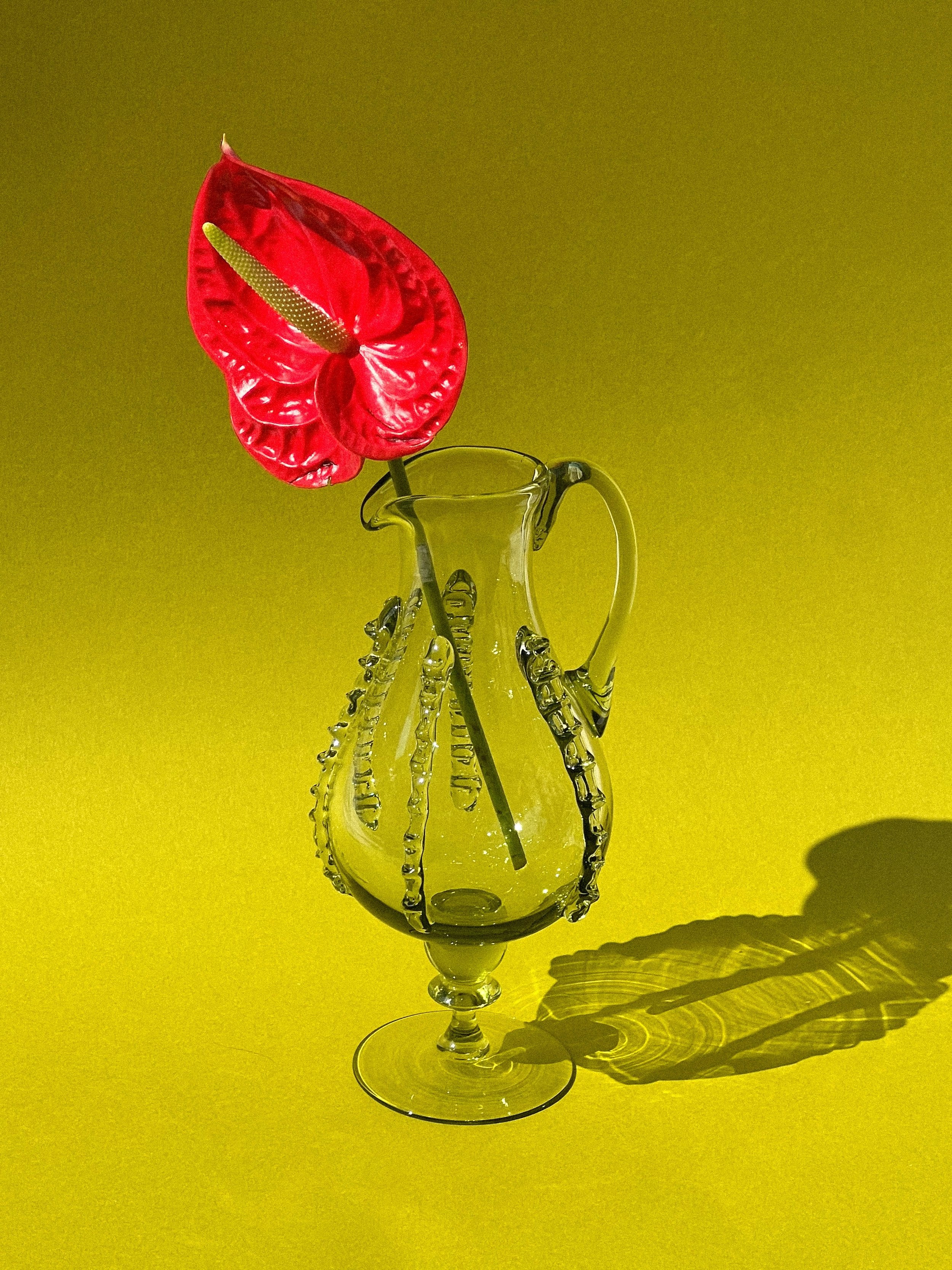 Carafes in Glass with ornaments - Mouthblown Collection — alternate view