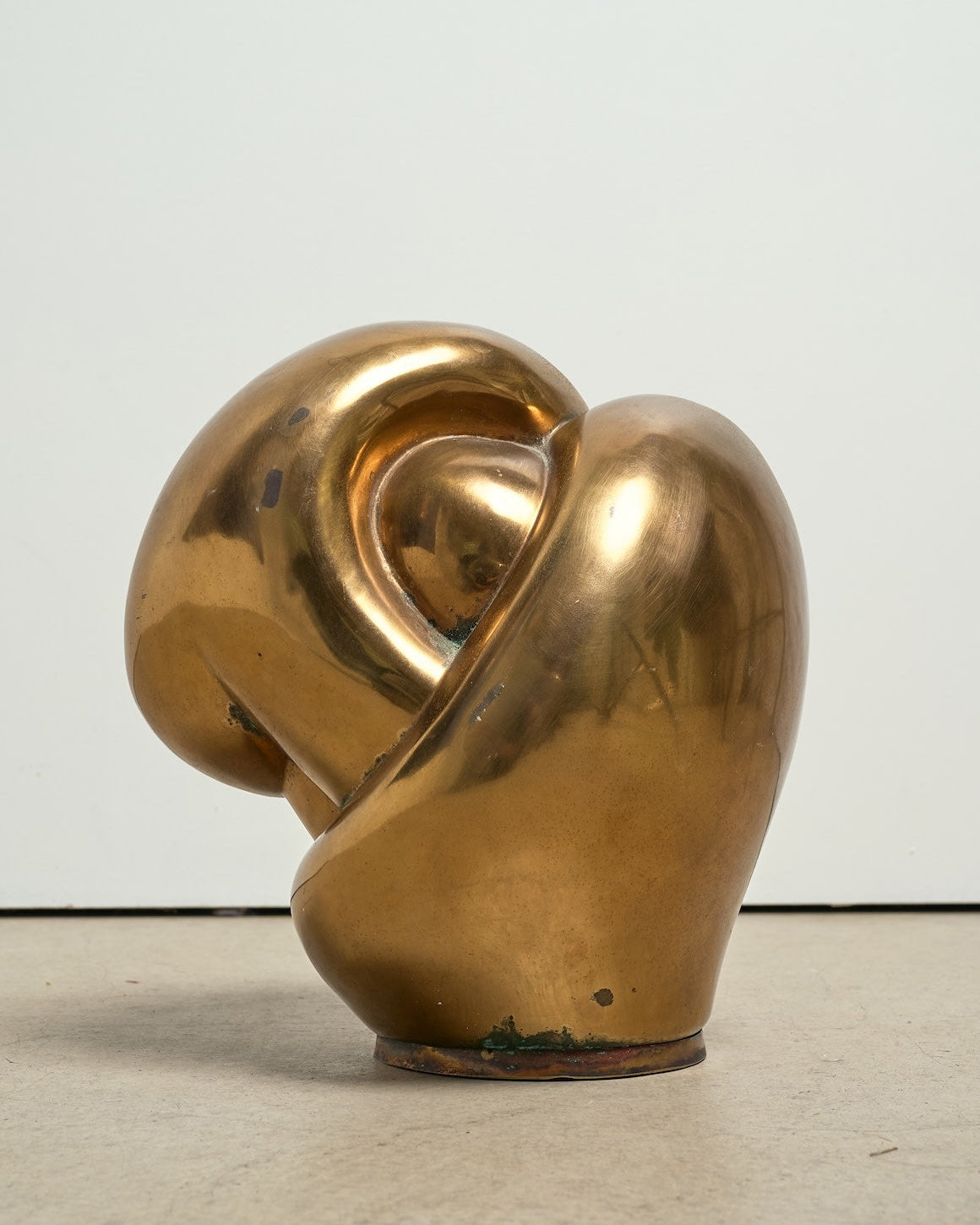 Bronze abstract sculpture by Richard Graham, circa 1980 by Harold Mollet | The Oblist