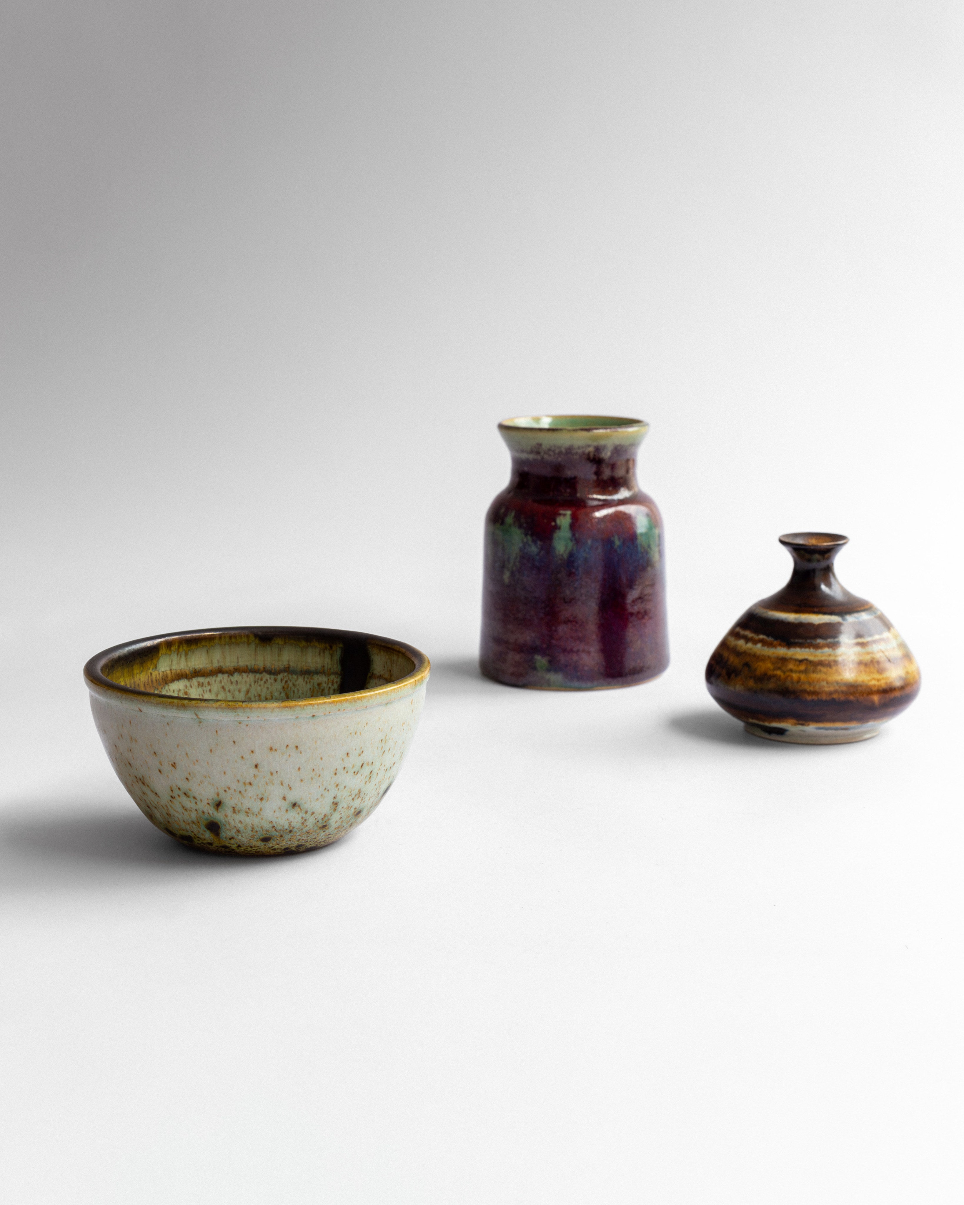Studio Pottery Set, Höganäs, Sweden, 1970s — lifestyle setting