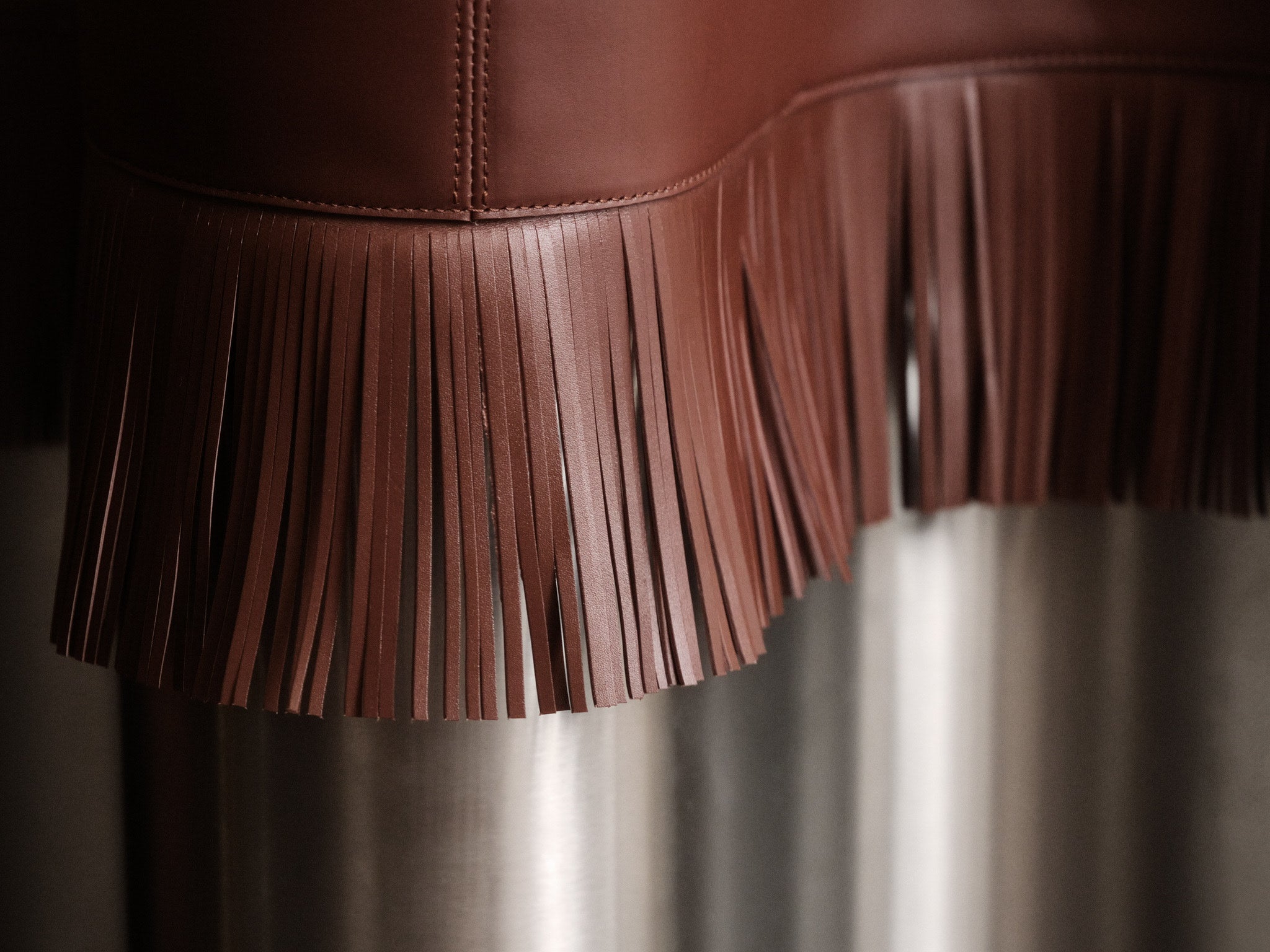 Il Cuscino with fringes  — close-up