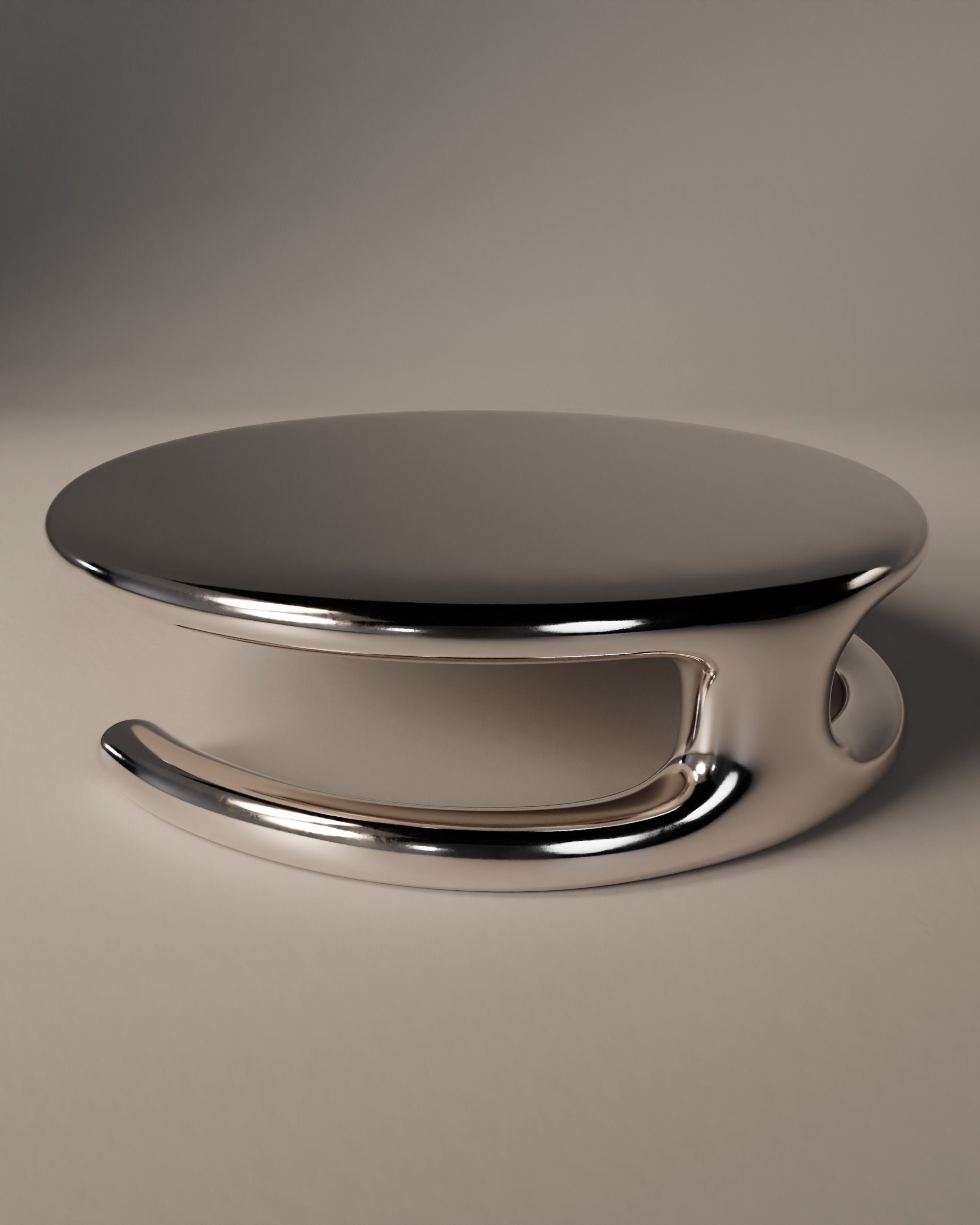 “SOMNIA” Low Table | Aluminum