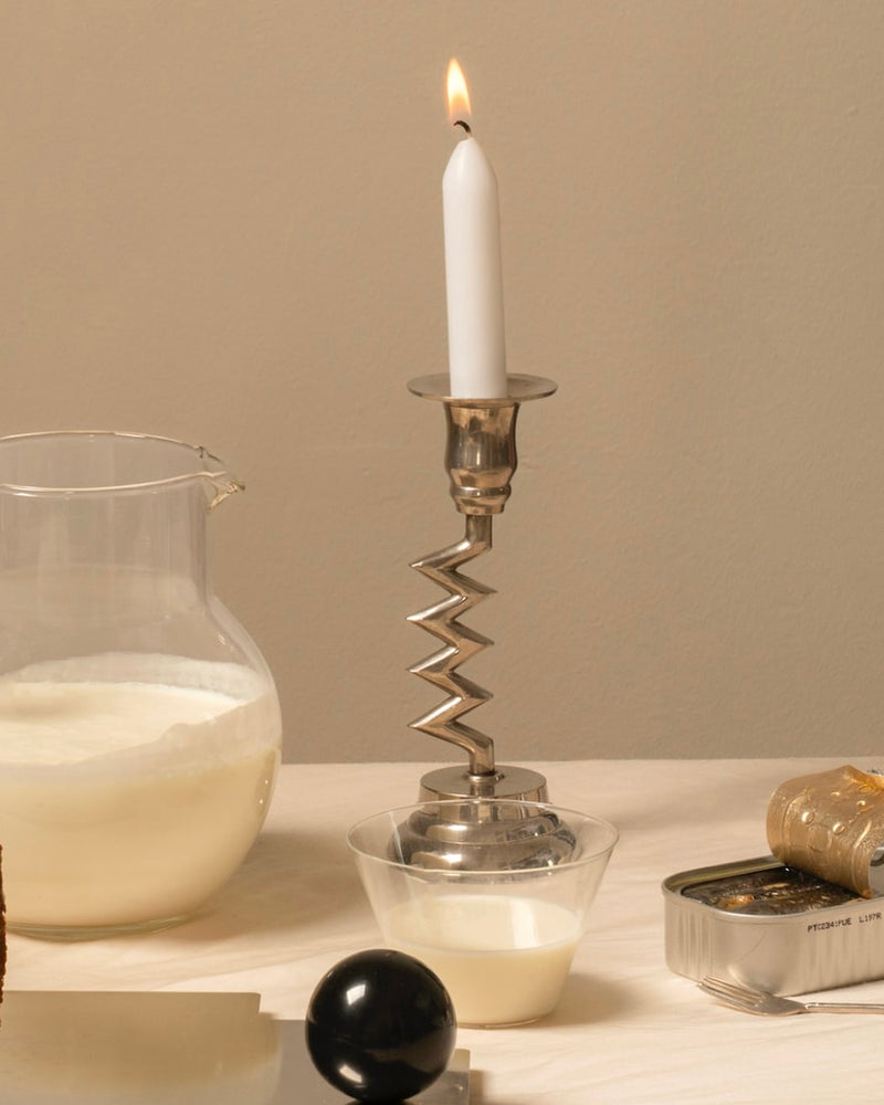 Vintage Zigzag candleholder  by Les Objets Amsterdam | The Oblist