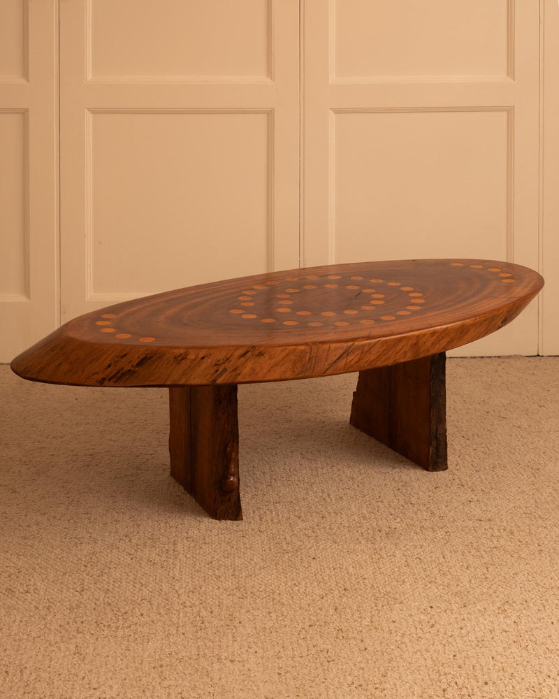 Brutalist Coffee Table — close-up