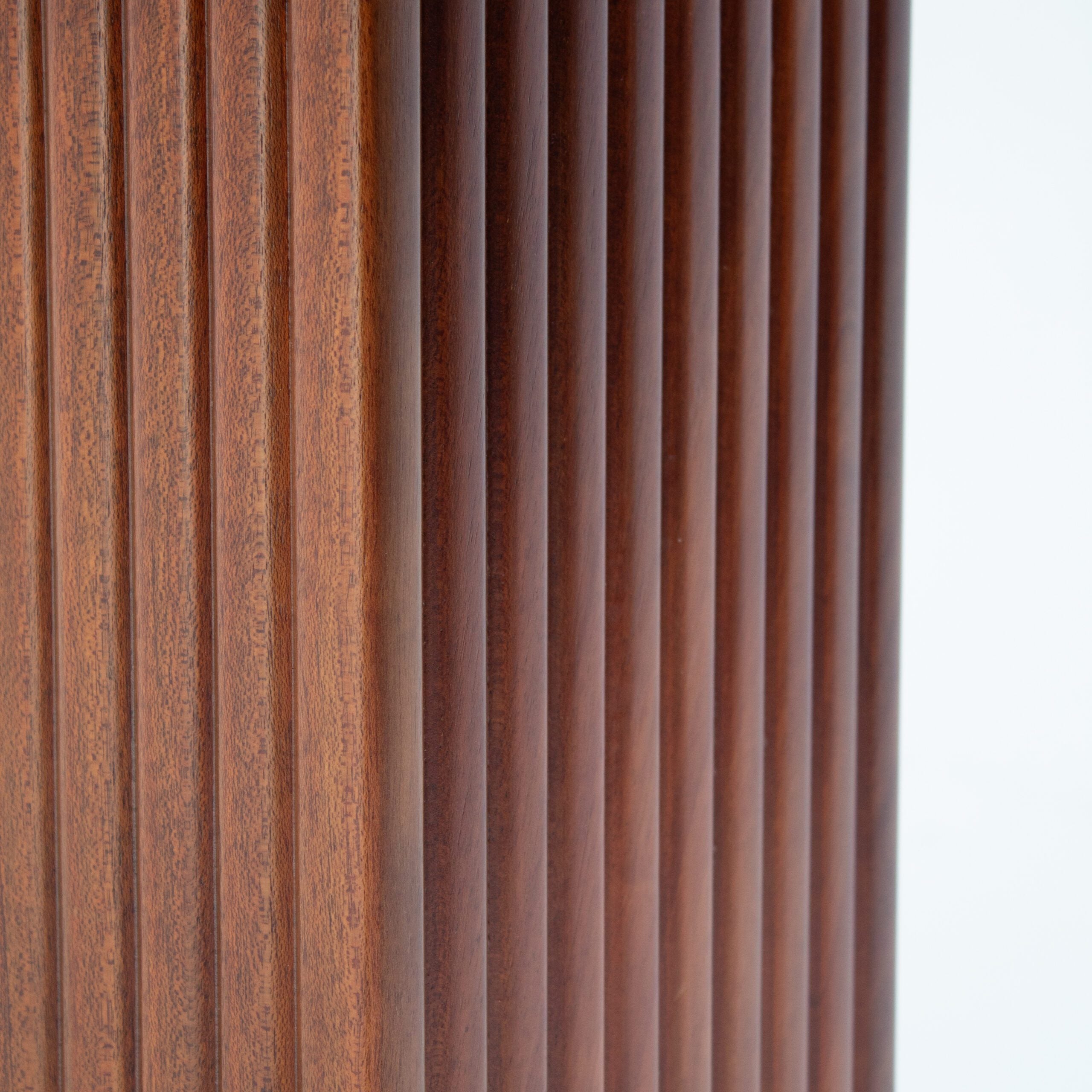 Michel Briard Hexagonal Pedestal Table in Mahogany — view 10