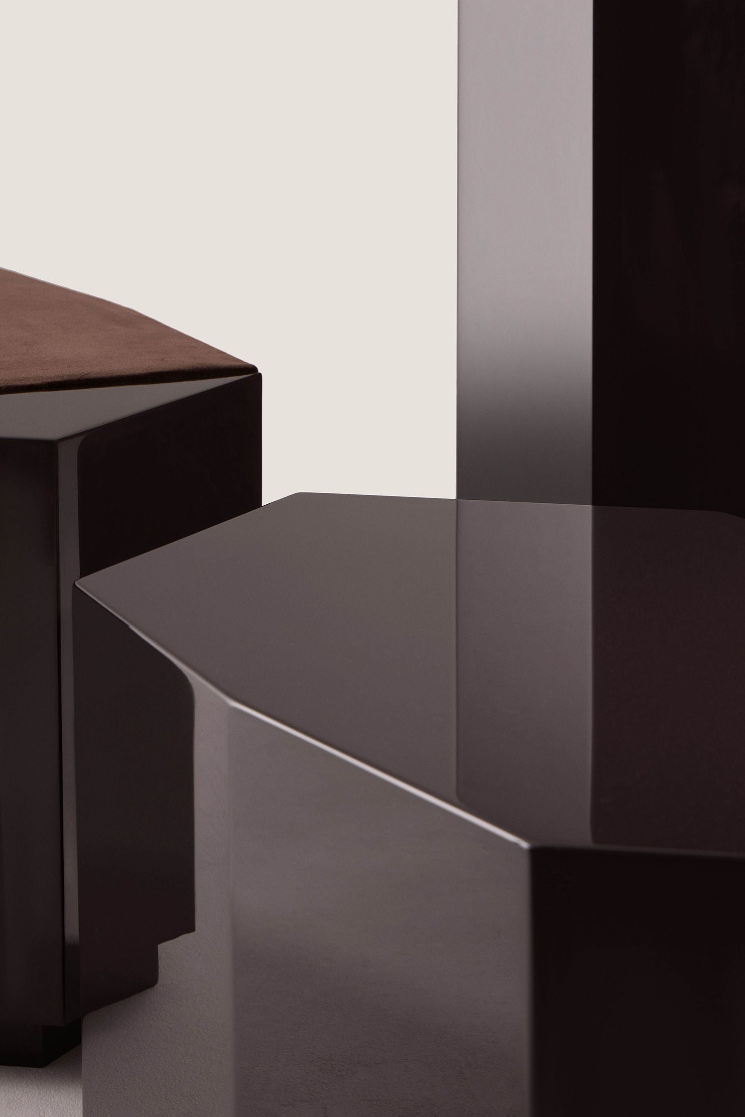 Table basse laquée 'Ame III'