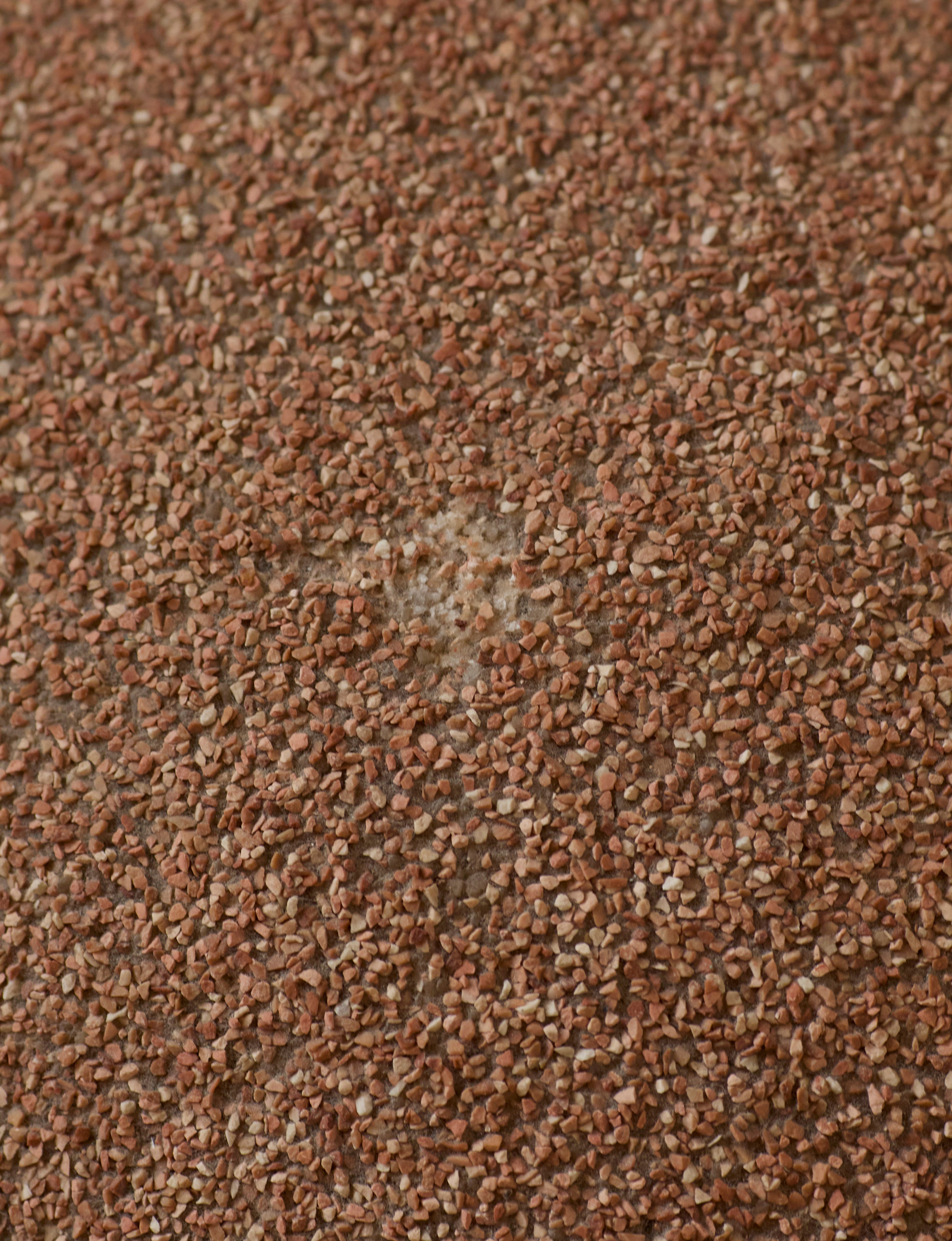 Vintage Floor Lamp in Fiberglass - Extra Large Moon Rock Collection c.1970 — close-up of textured fiberglass surface