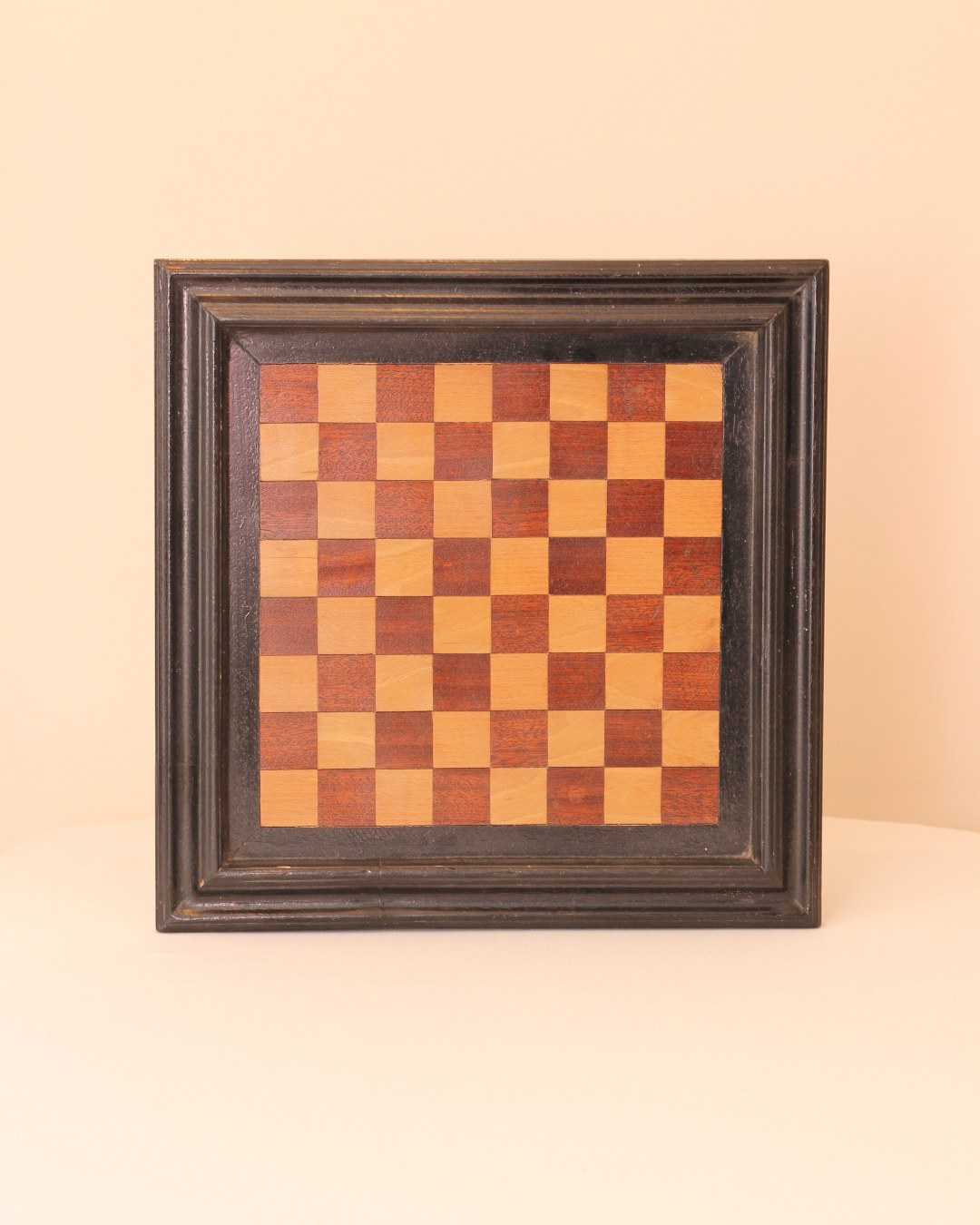Wooden Chessboard — detail view