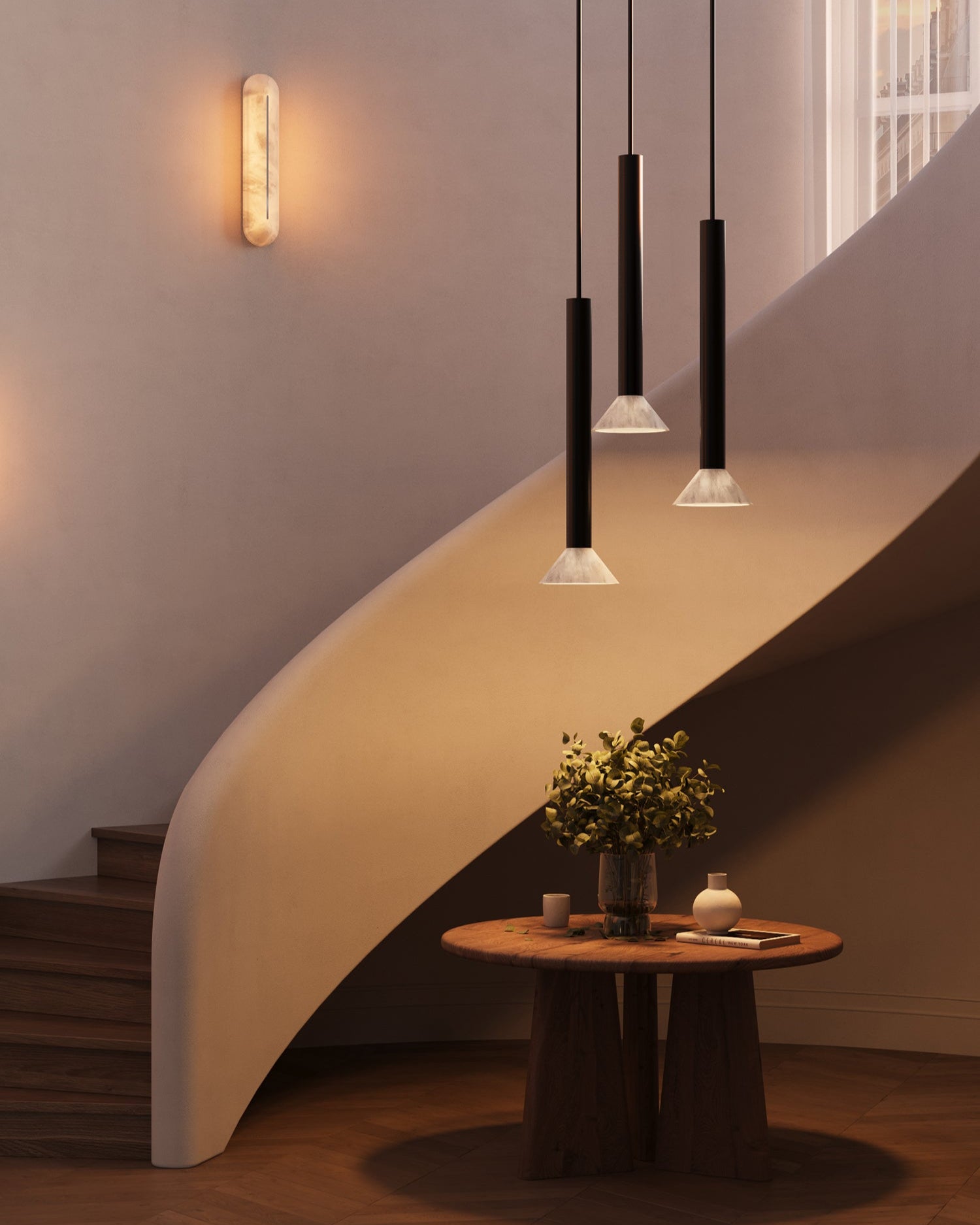 Torres Pendant Tall - Ceiling Plate or Rose