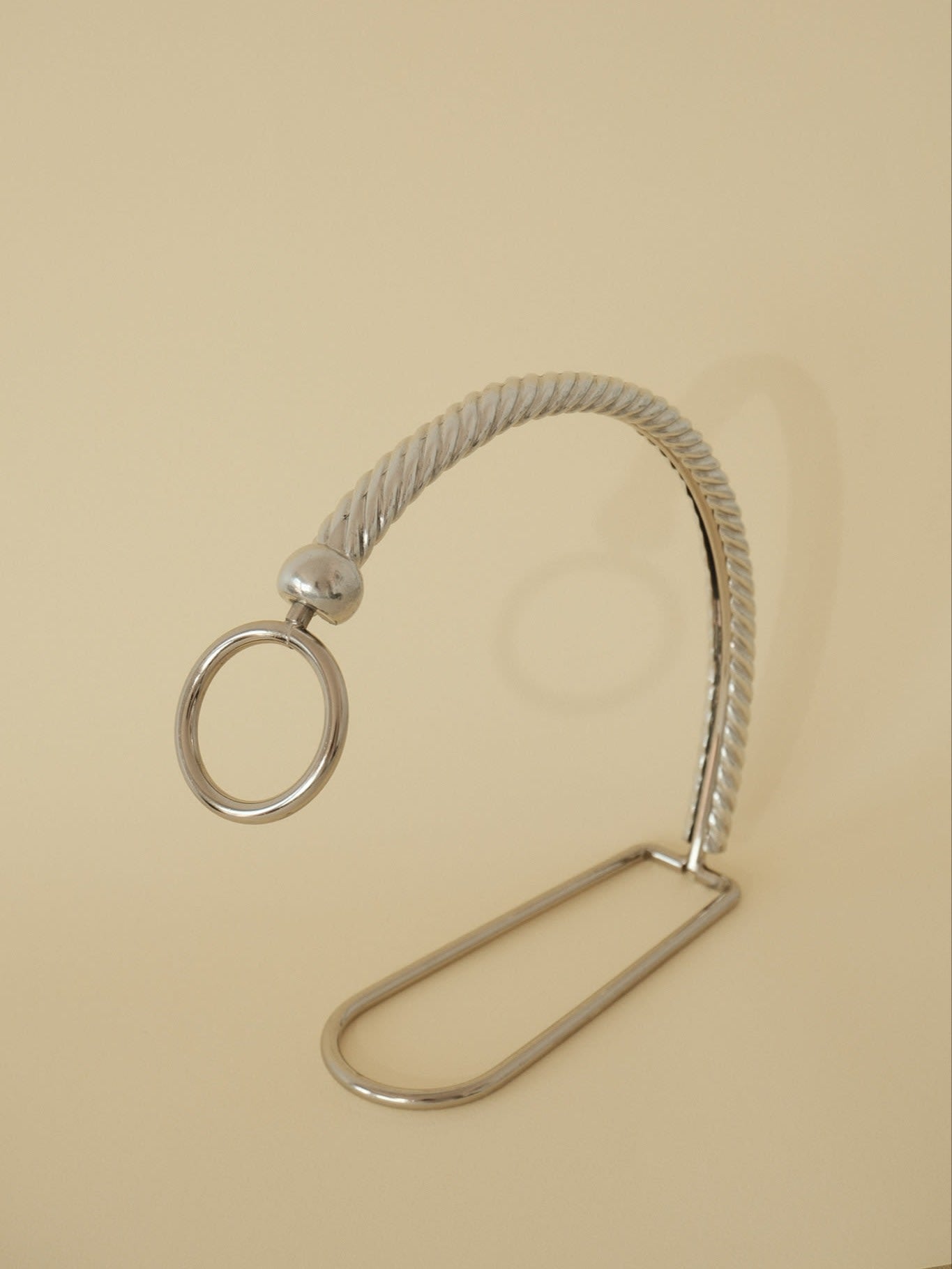 Chrome-Plated Metal Bottle Holder by Truffe Studio | The Oblist