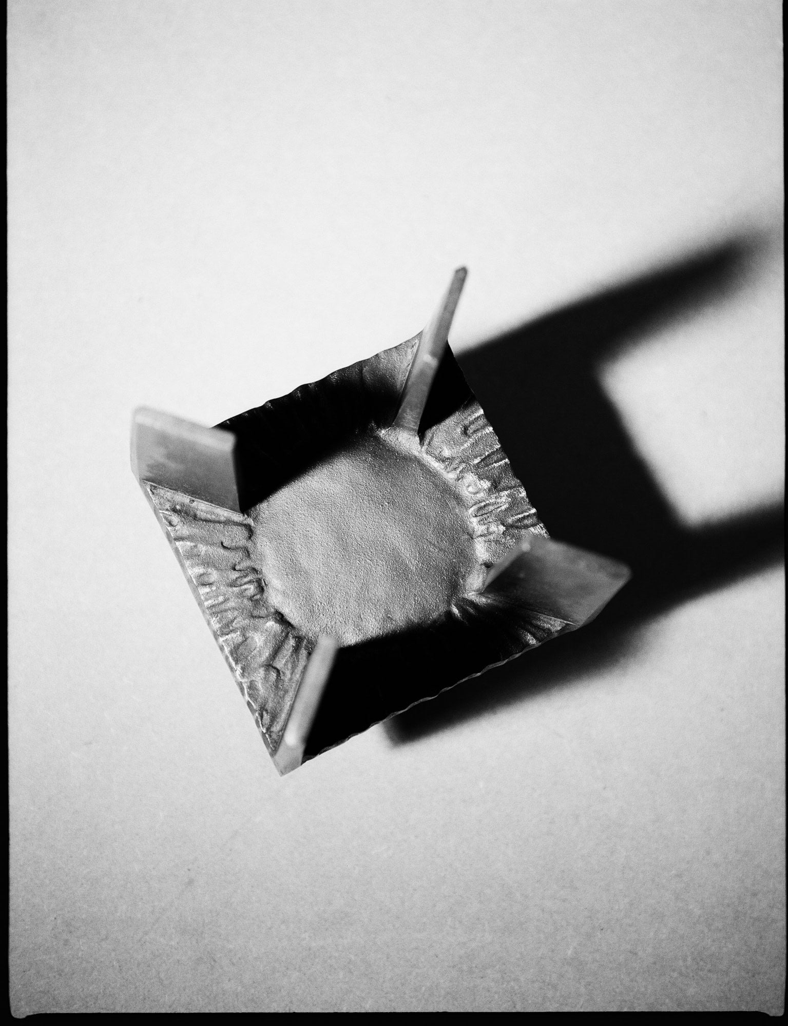 Vintage French Bronze Mid-Century Candle Holder Circa 1950