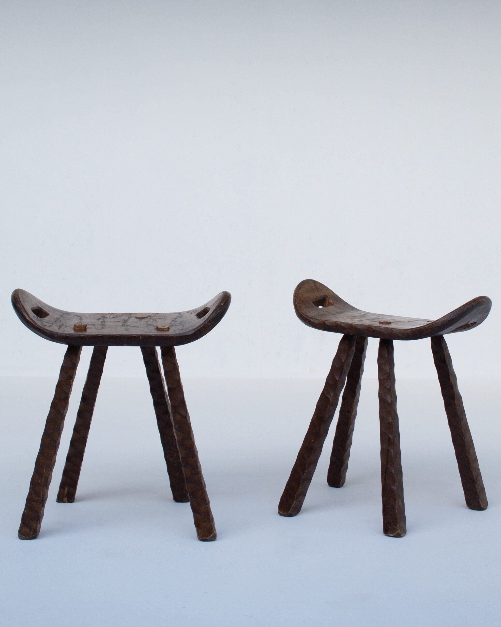 Set of Brutalist Stools