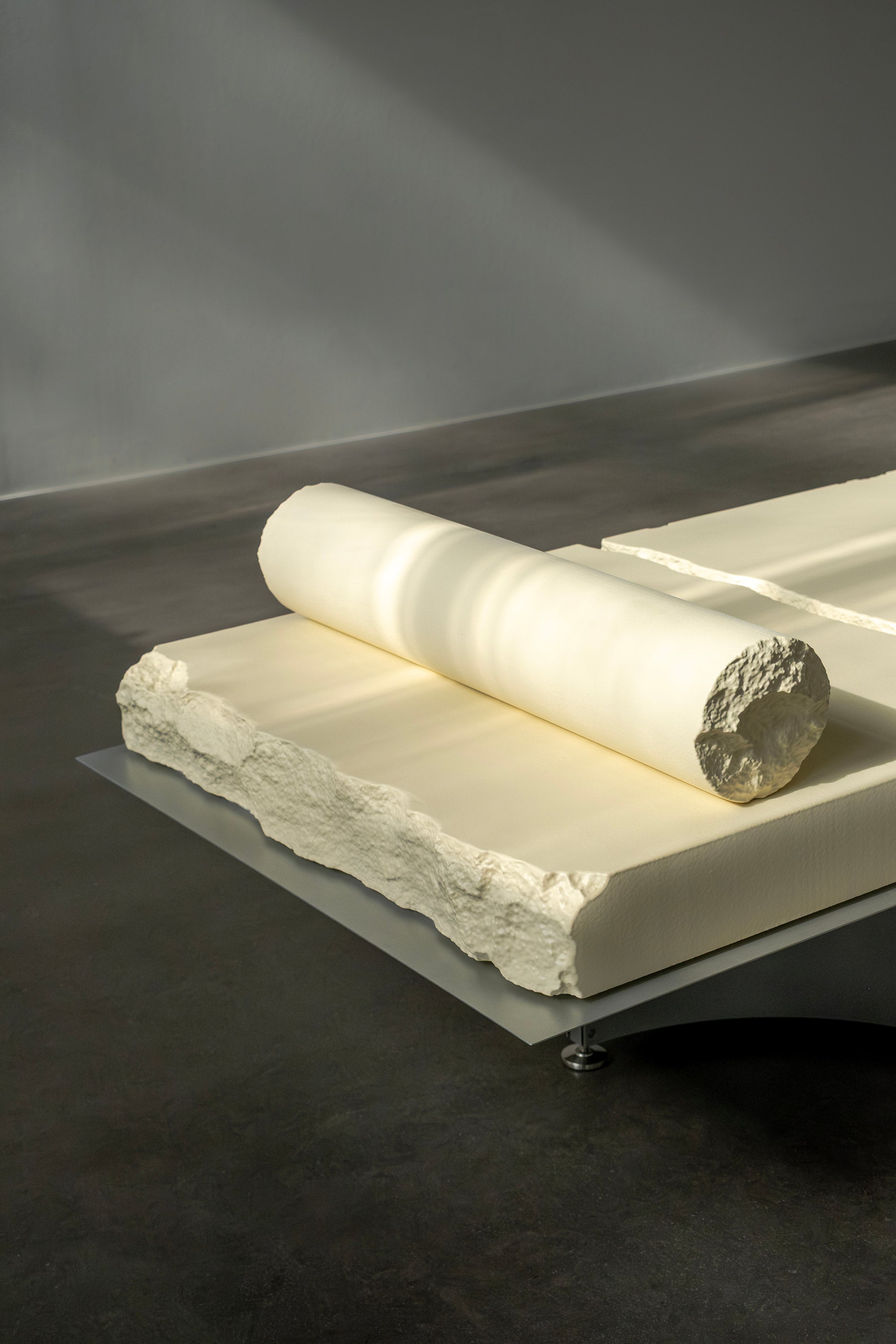 Radius – Aluminium and Foam Daybed — in context