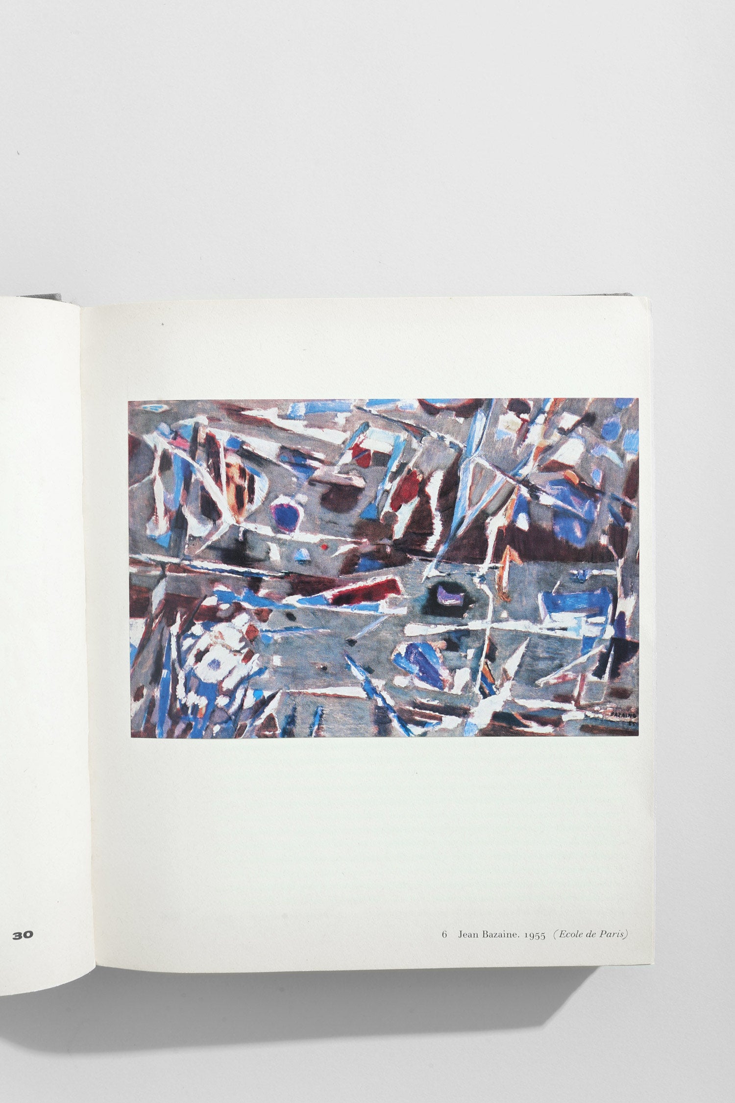 Art Since 1945 Book — top view of open pages with artwork